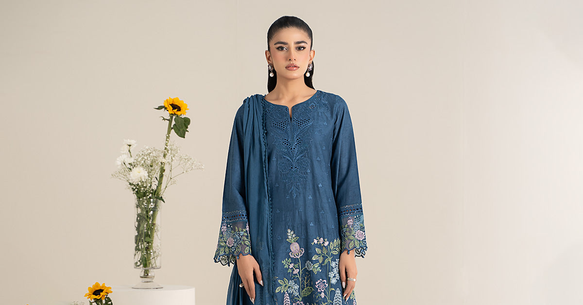 Maira B | Ready to Wear | DW-EF25-45 -  Maria B Luxury Pret -  House of Maryam