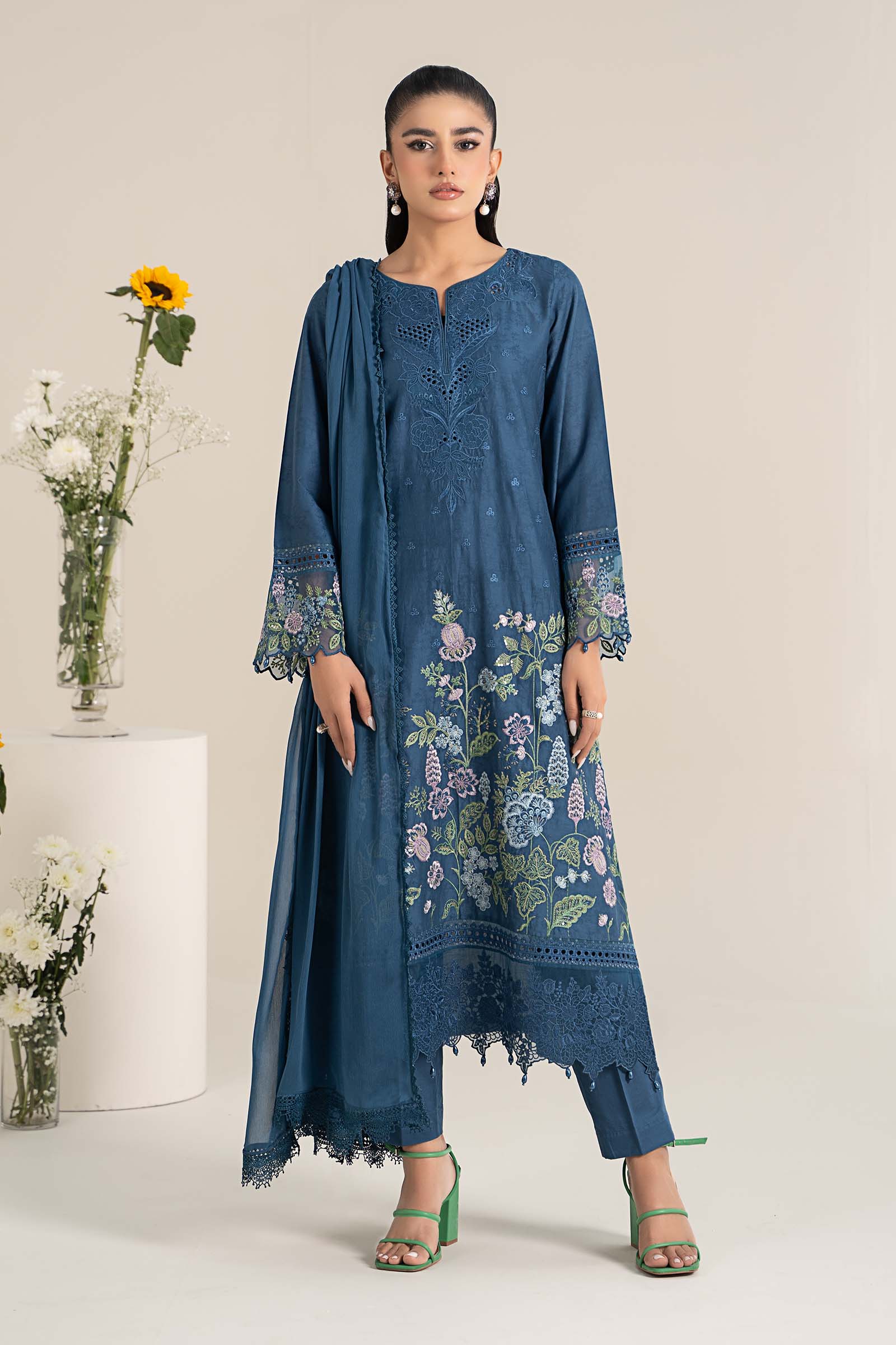 Maira B | Ready to Wear | DW-EF25-45 -  Maria B Luxury Pret -  House of Maryam