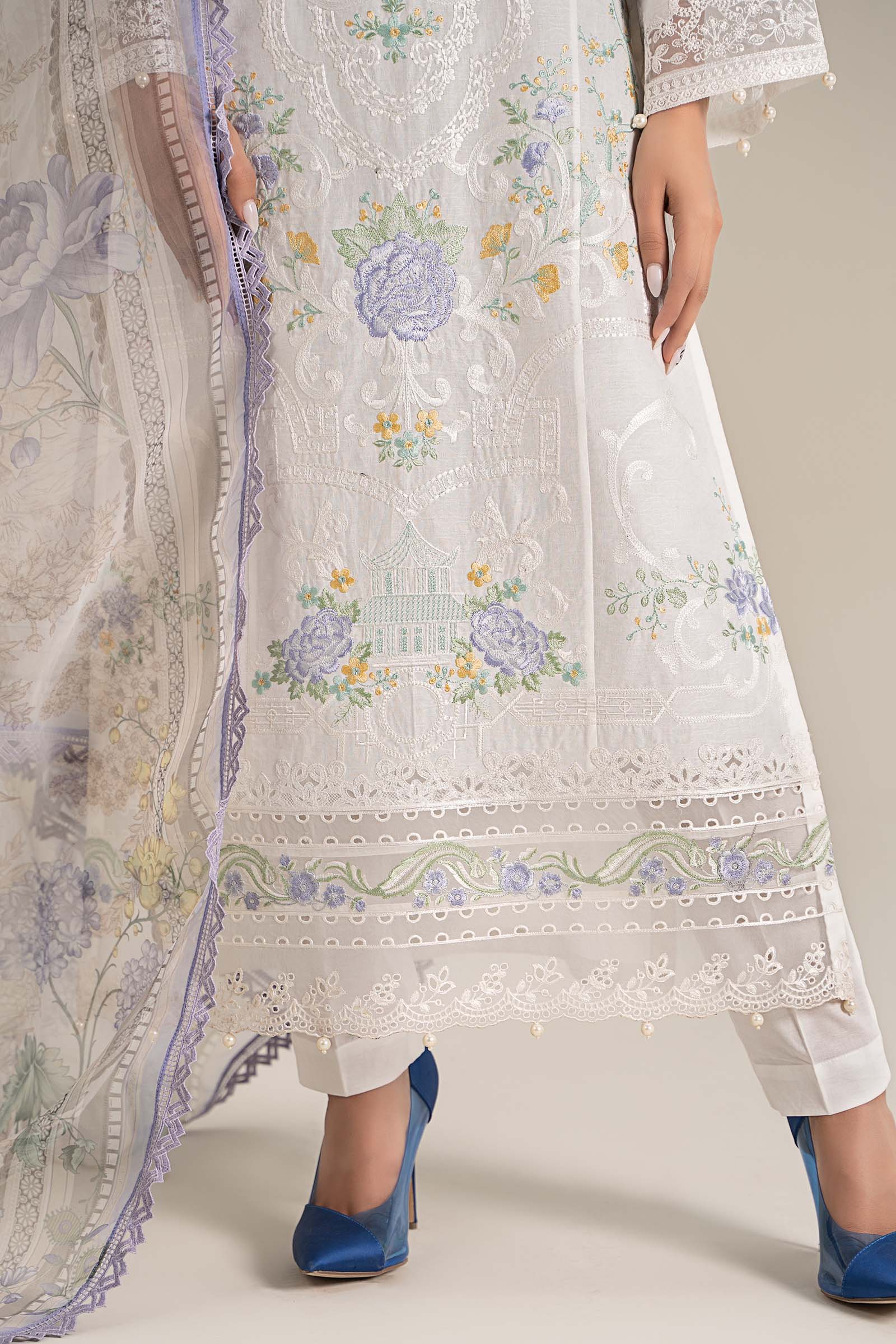 Maira B | Ready to Wear | DW-EF25-49 -  Maria B Luxury Pret -  House of Maryam