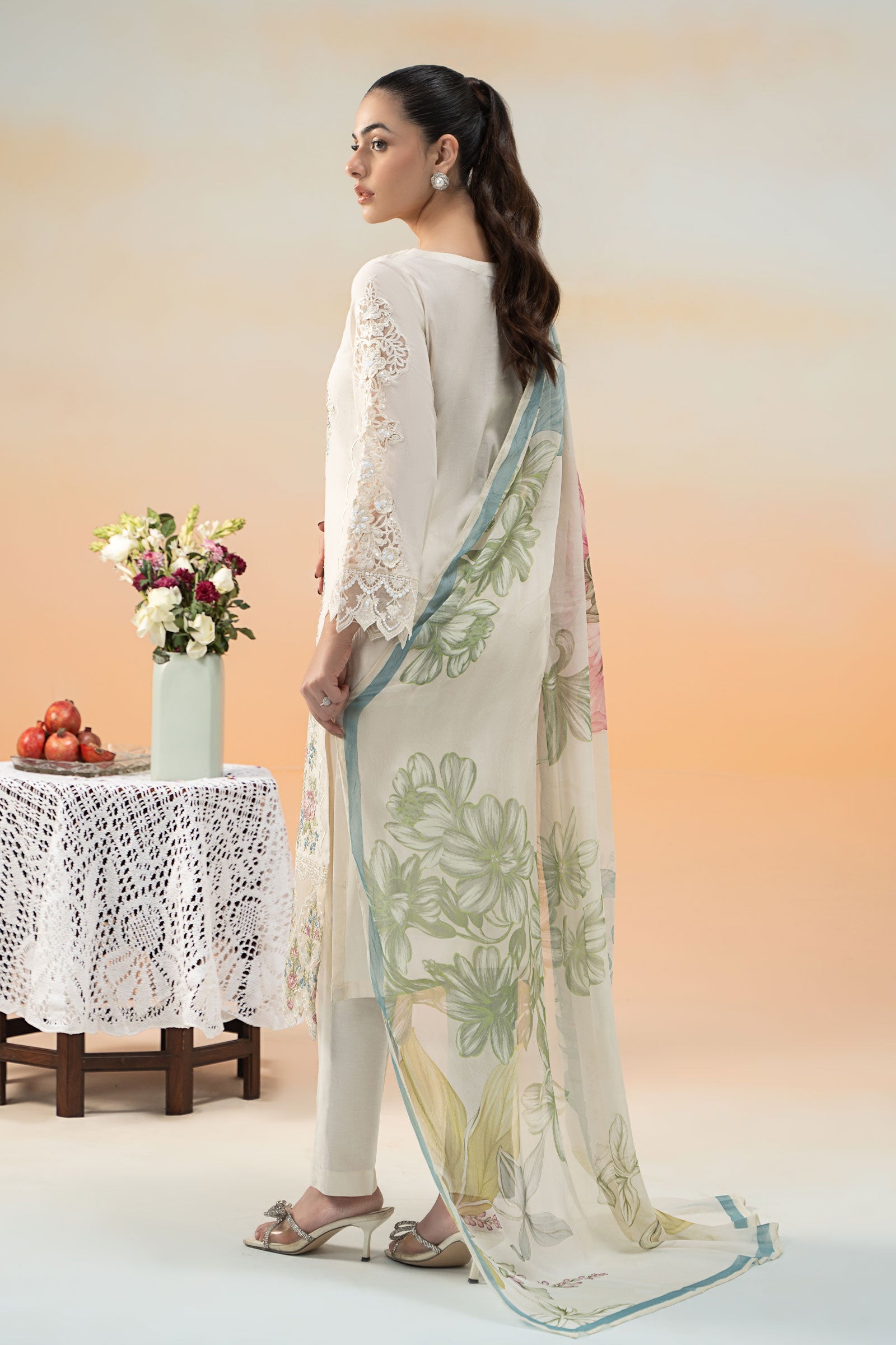 Maira B | Ready to Wear | DW-EF25-53 -  Maria B Luxury Pret -  House of Maryam