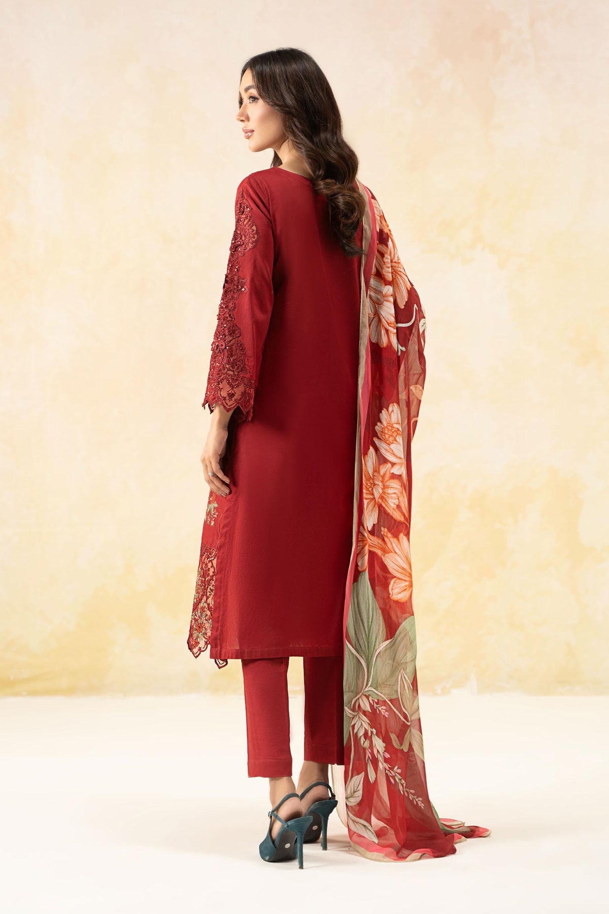 Maria B | Formal Wears | DW-EF25-53 -  Maria B Ladies Clothes - Original Designer Dress - House of Maryam