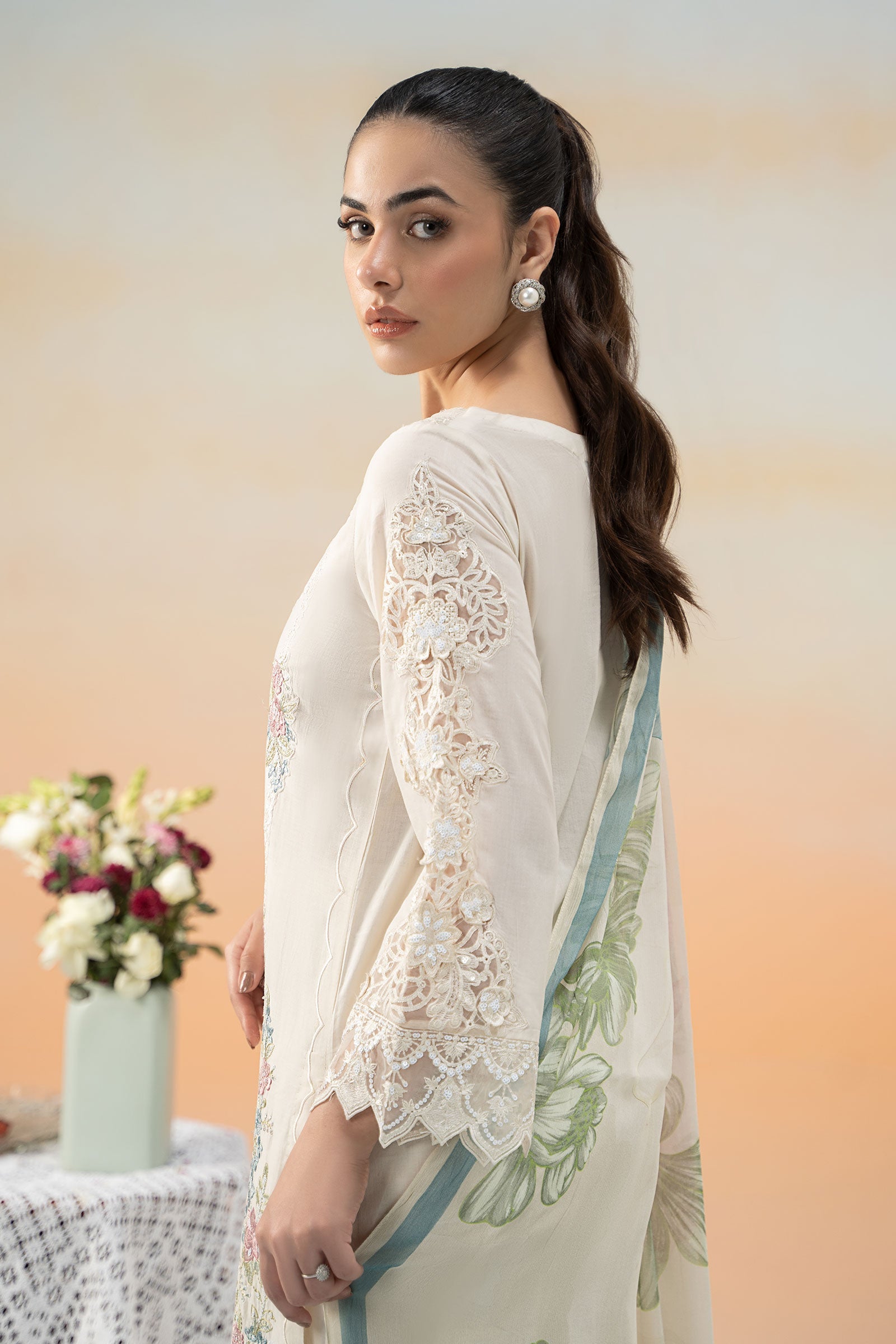 Maira B | Ready to Wear | DW-EF25-53 -  Maria B Luxury Pret -  House of Maryam