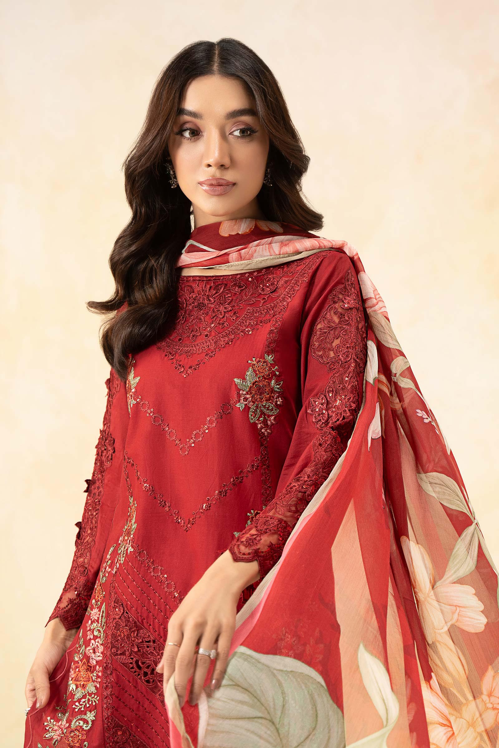 Maira B | Ready to Wear | DW-EF25-53 -  Maria B Luxury Pret -  House of Maryam