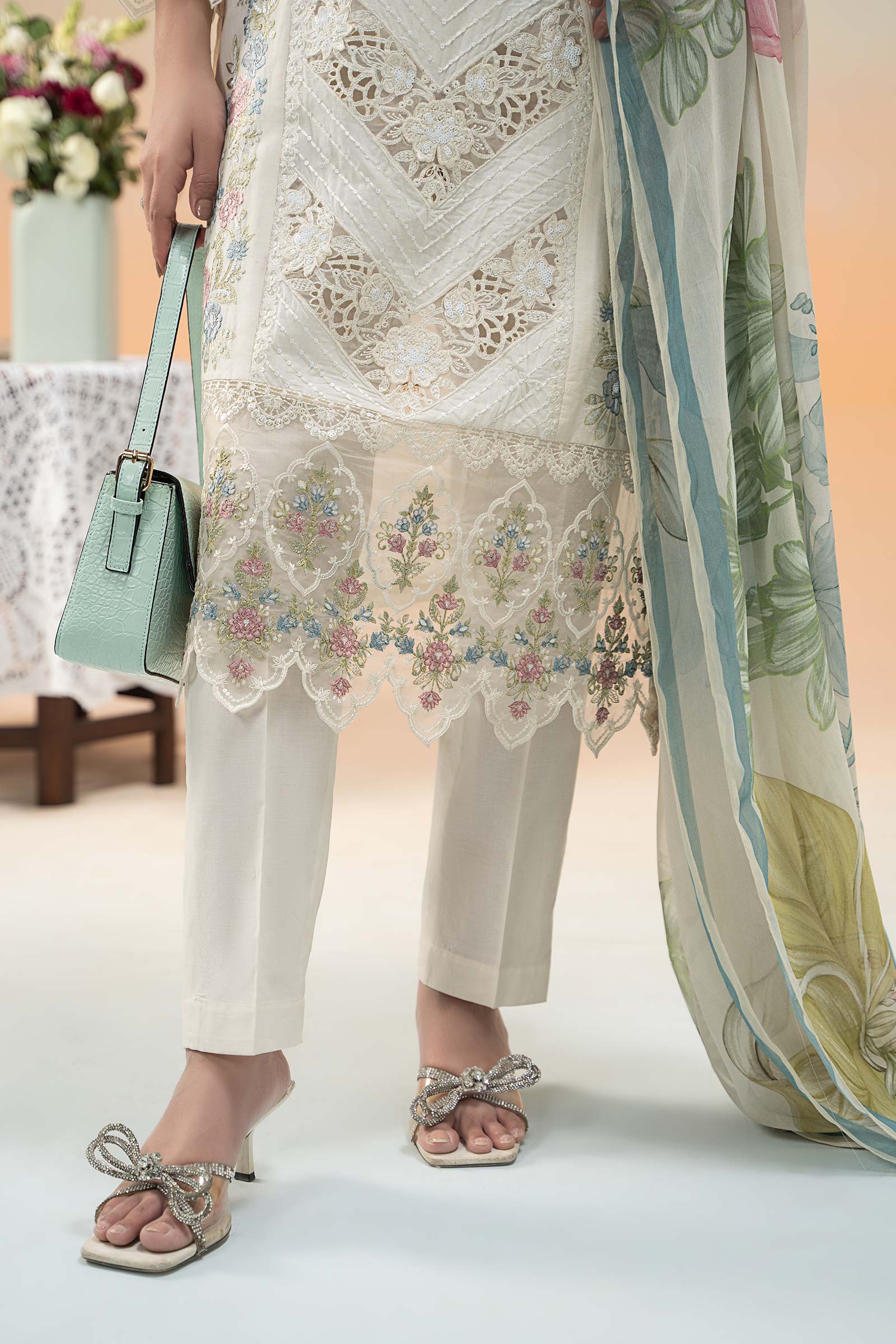 Maira B | Ready to Wear | DW-EF25-53 -  Maria B Luxury Pret -  House of Maryam