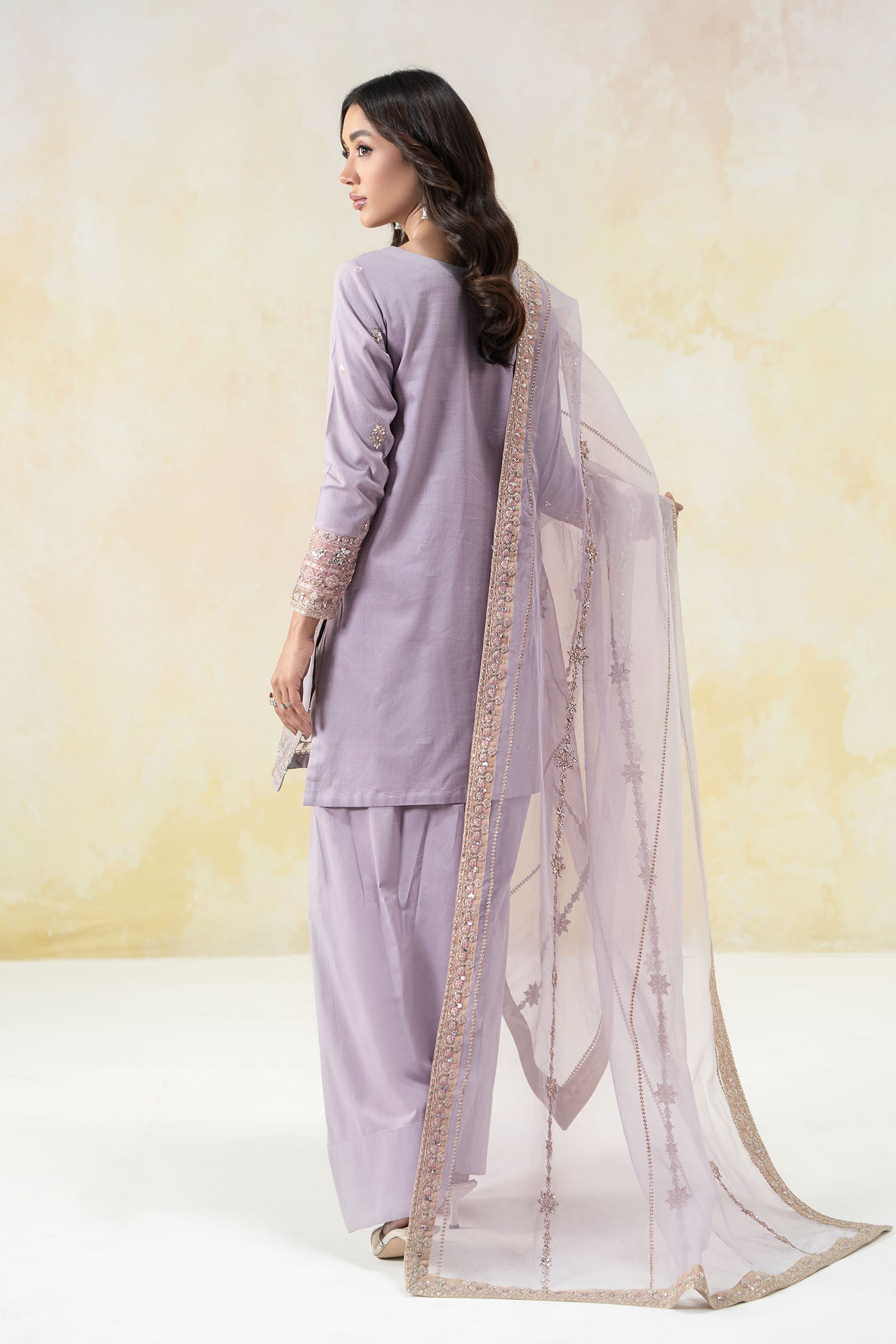Maira B | Ready to Wear | DW-EF25-58 -  Maria B Luxury Pret -  House of Maryam
