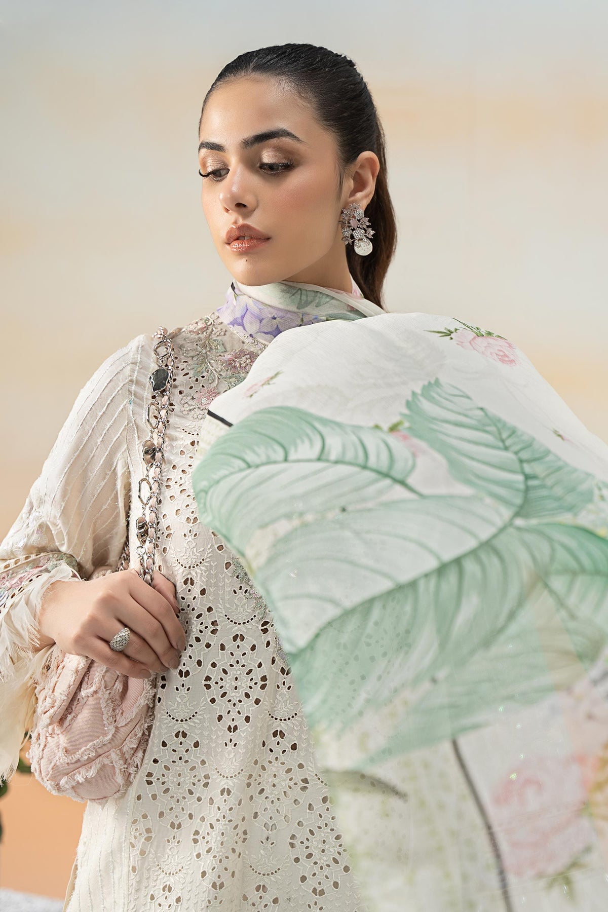 Maria B | Formal Wears | DW-EF25-66 -  Maria B Ladies Clothes - Original Designer Dress - House of Maryam