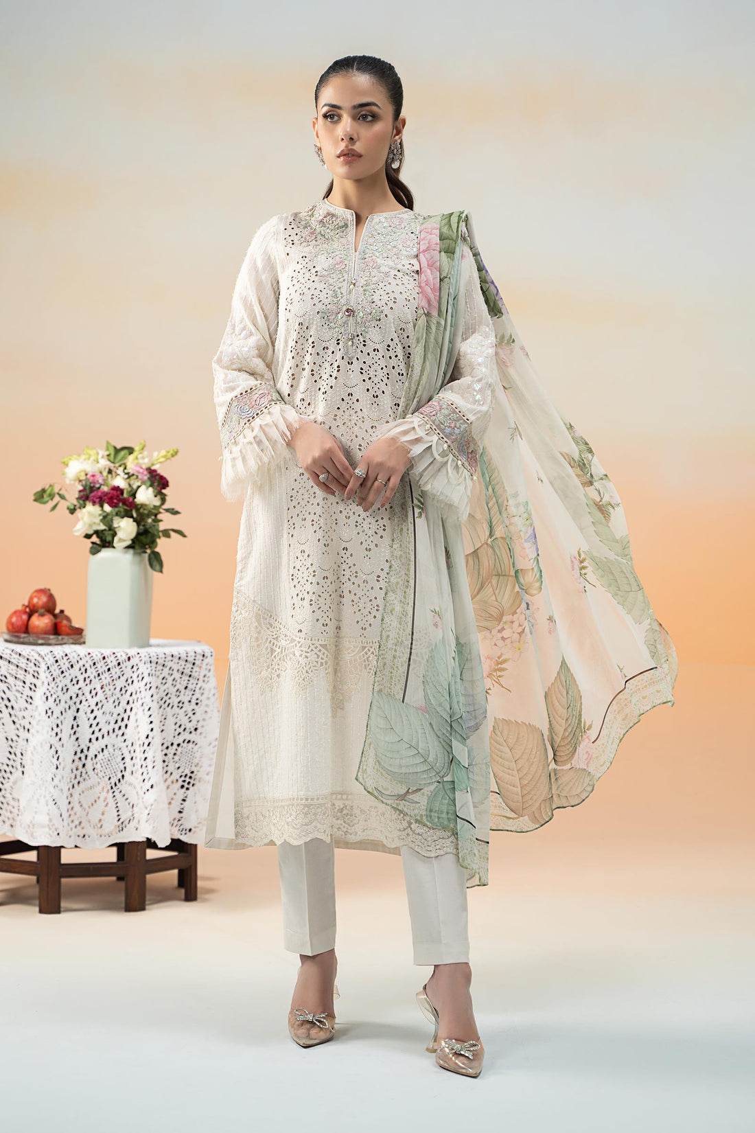 Maira B | Ready to Wear | DW-EF25-66 -  Maria B Luxury Pret -  House of Maryam