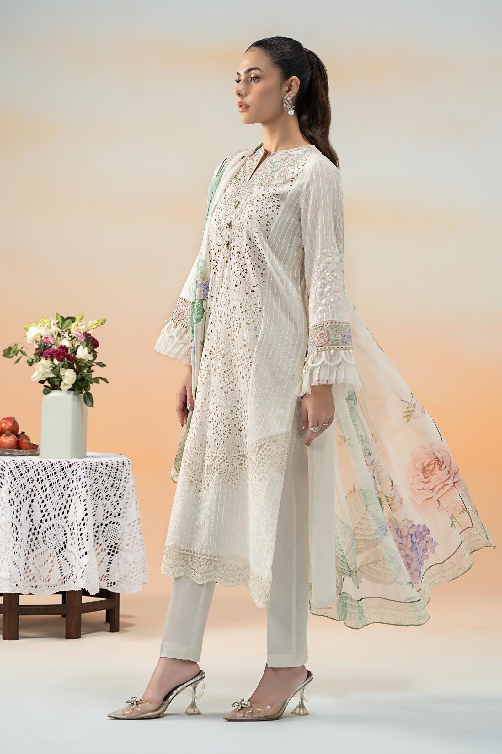 Maira B | Ready to Wear | DW-EF25-66 -  Maria B Luxury Pret -  House of Maryam