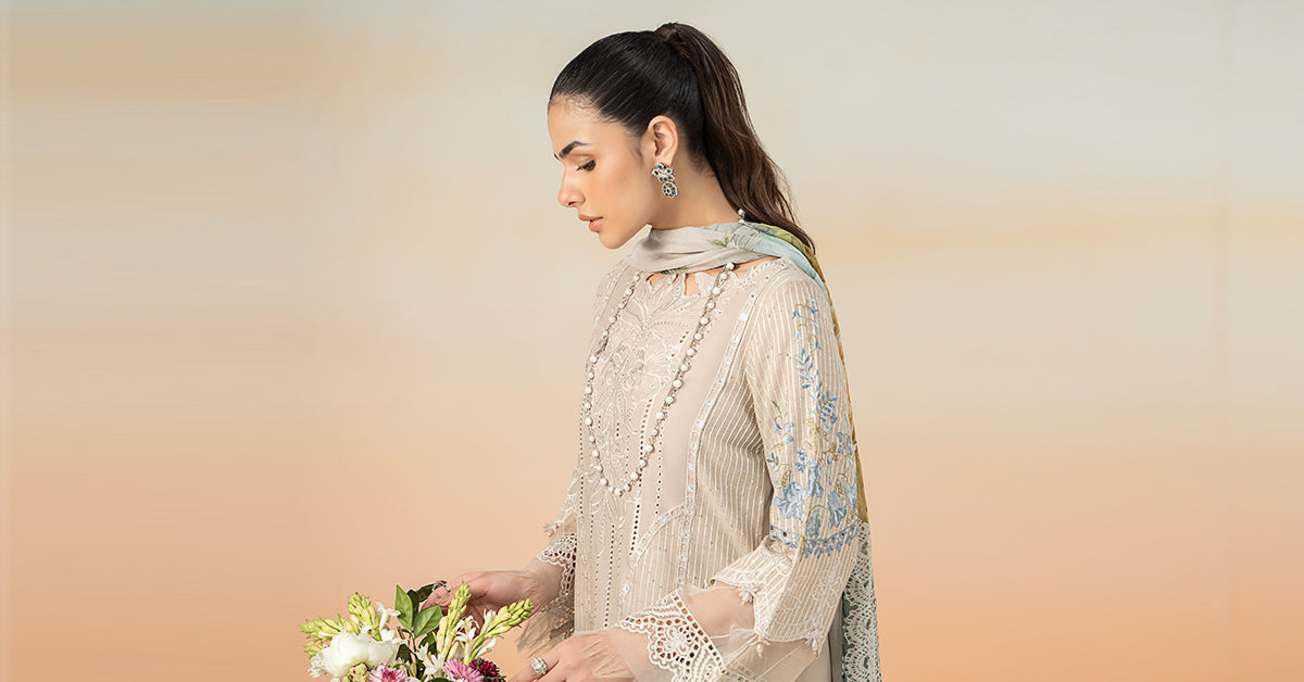 Maira B | Ready to Wear | DW-EF25-67 -  Maria B Luxury Pret -  House of Maryam