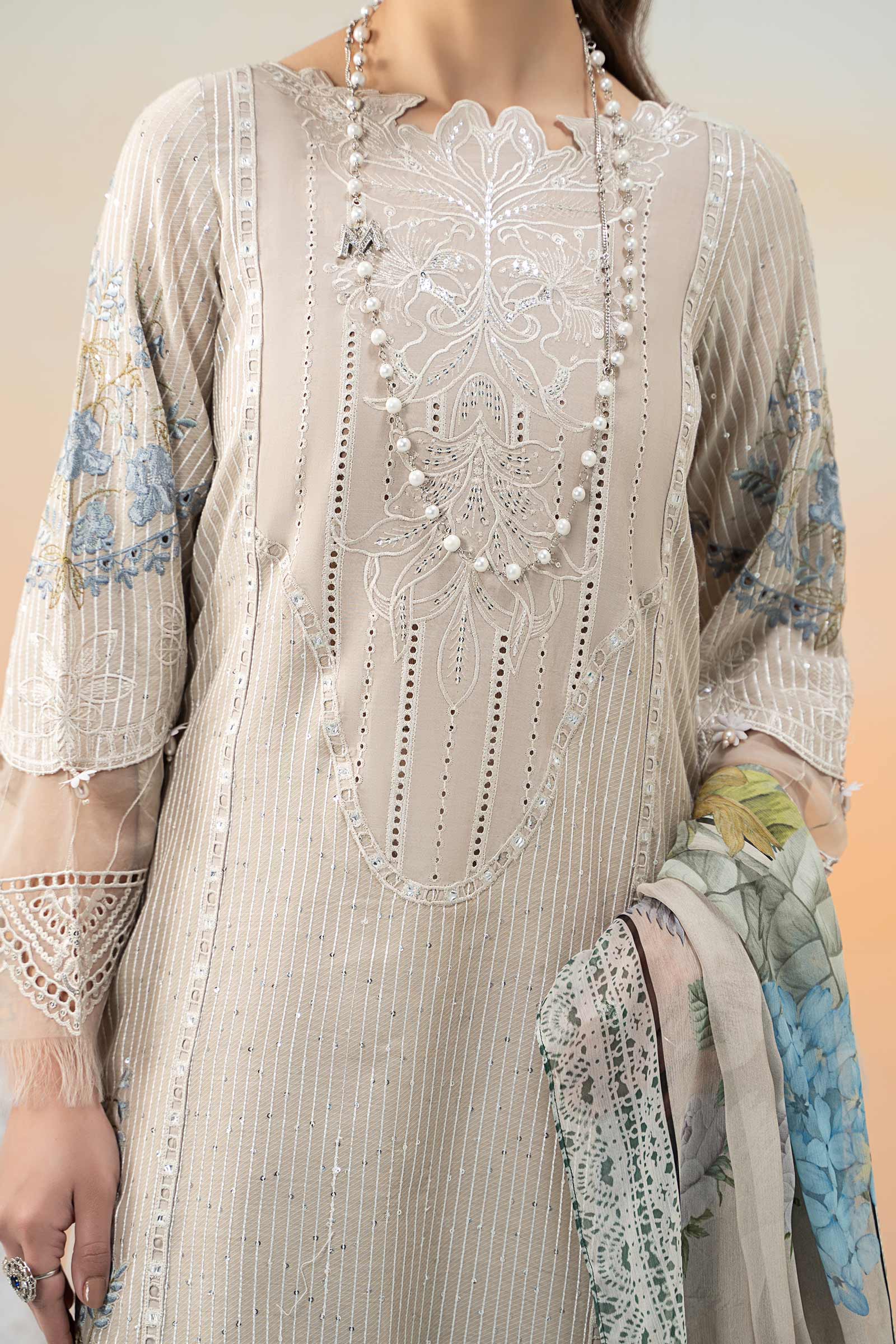 Maira B | Ready to Wear | DW-EF25-67 -  Maria B Luxury Pret -  House of Maryam