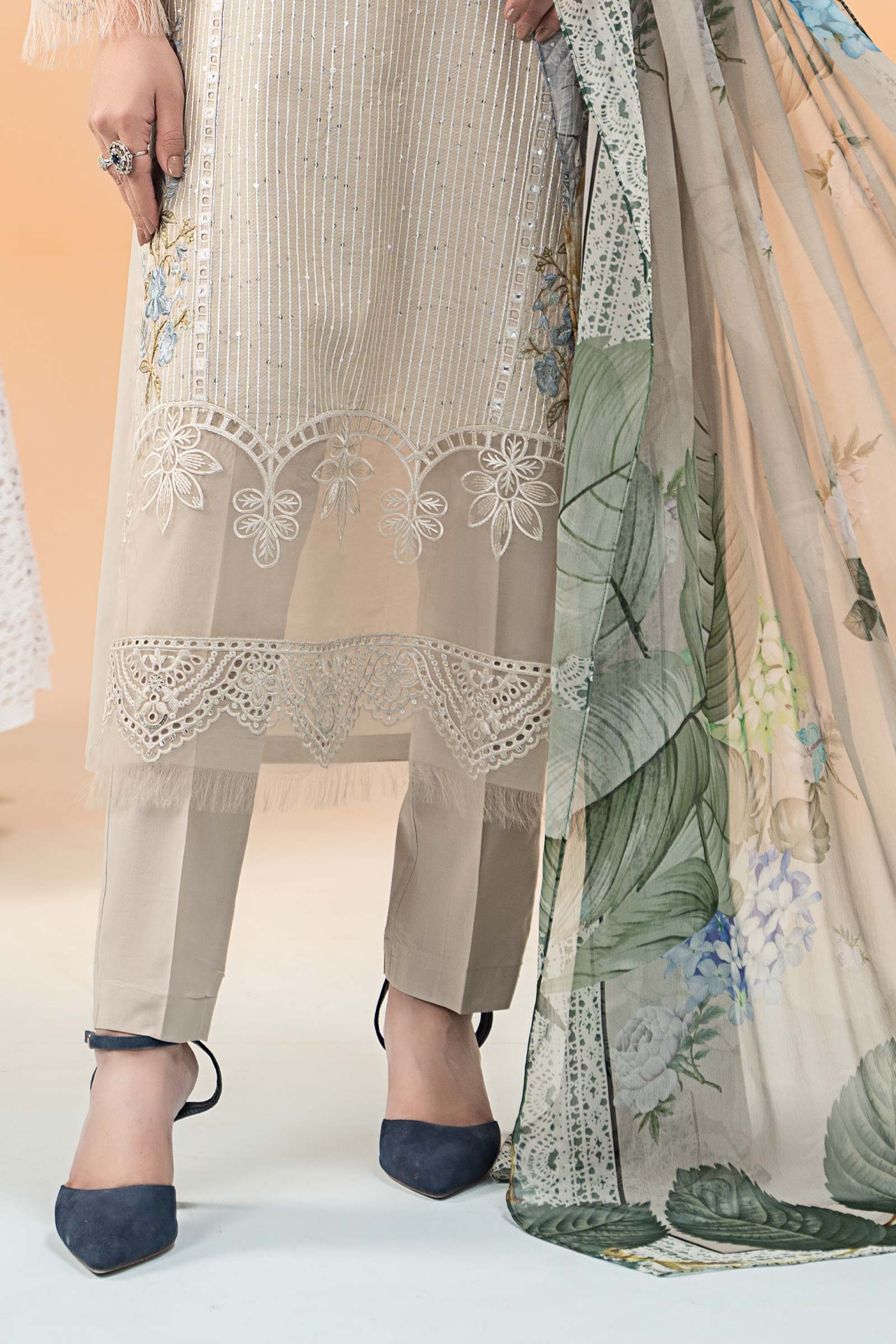 Maira B | Ready to Wear | DW-EF25-67 -  Maria B Luxury Pret -  House of Maryam