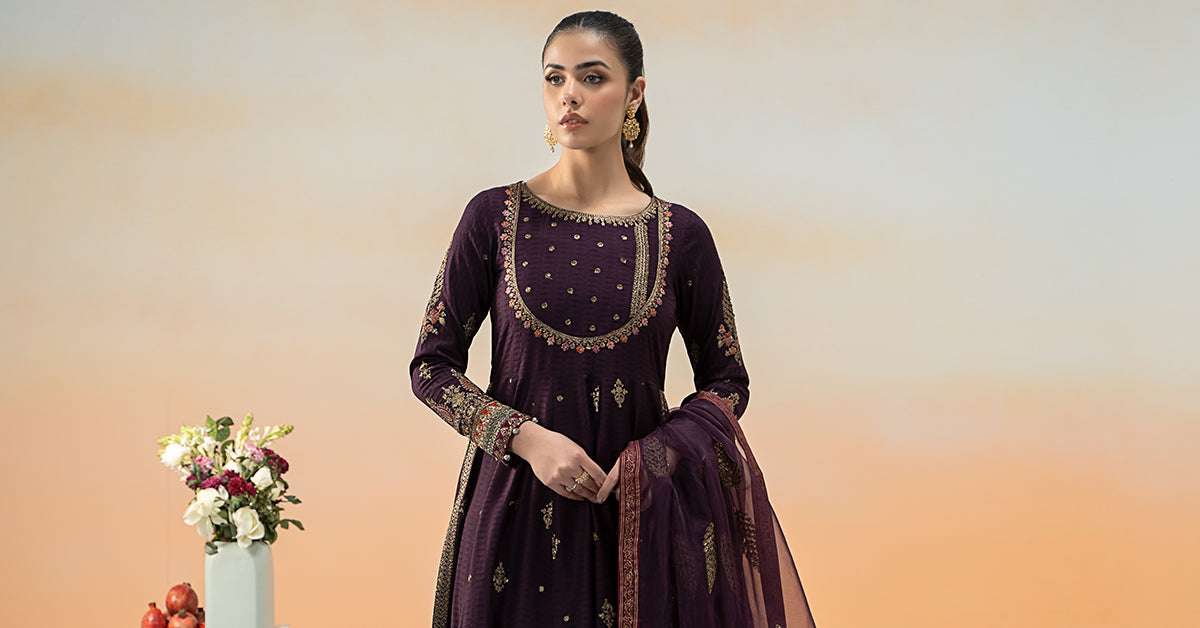 Maira B | Ready to Wear | DW-EF25-68 -  Maria B Luxury Pret -  House of Maryam