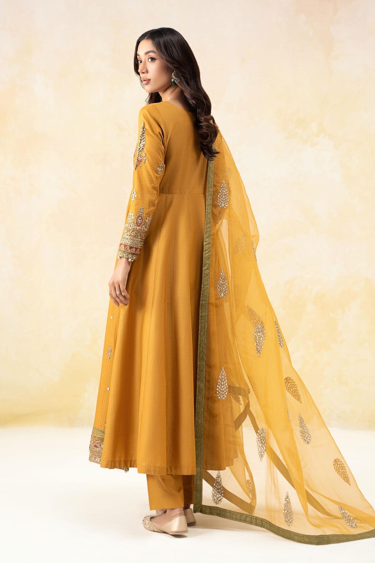 Maria B | Formal Wears | DW-EF25-68 -  Maria B Ladies Clothes - Original Designer Dress - House of Maryam