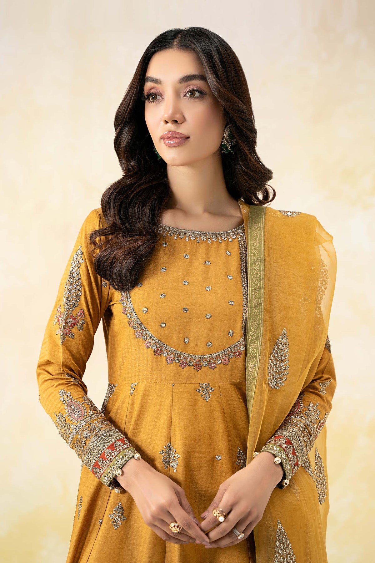 Maria B | Formal Wears | DW-EF25-68 -  Maria B Ladies Clothes - Original Designer Dress - House of Maryam