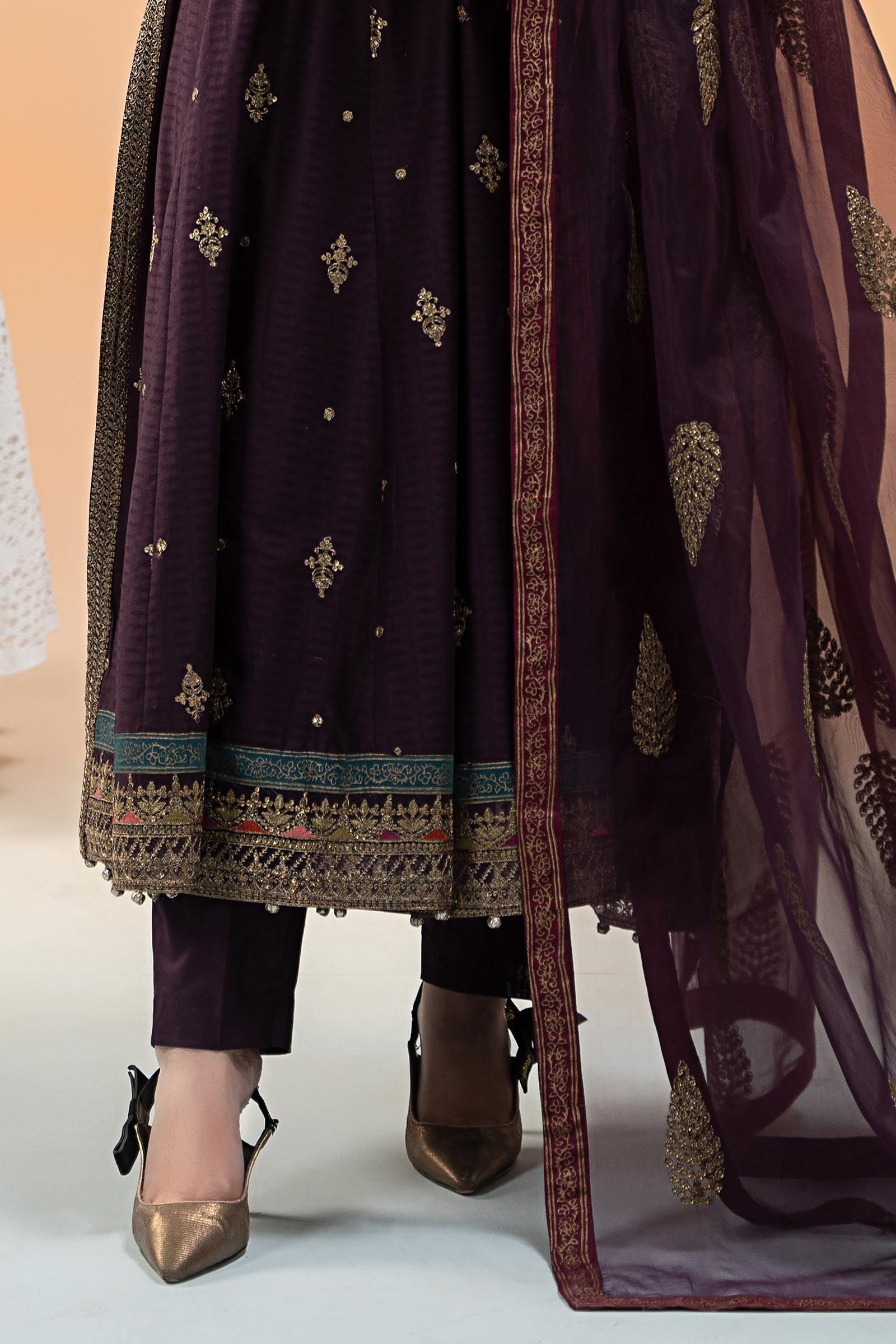 Maira B | Ready to Wear | DW-EF25-68 -  Maria B Luxury Pret -  House of Maryam