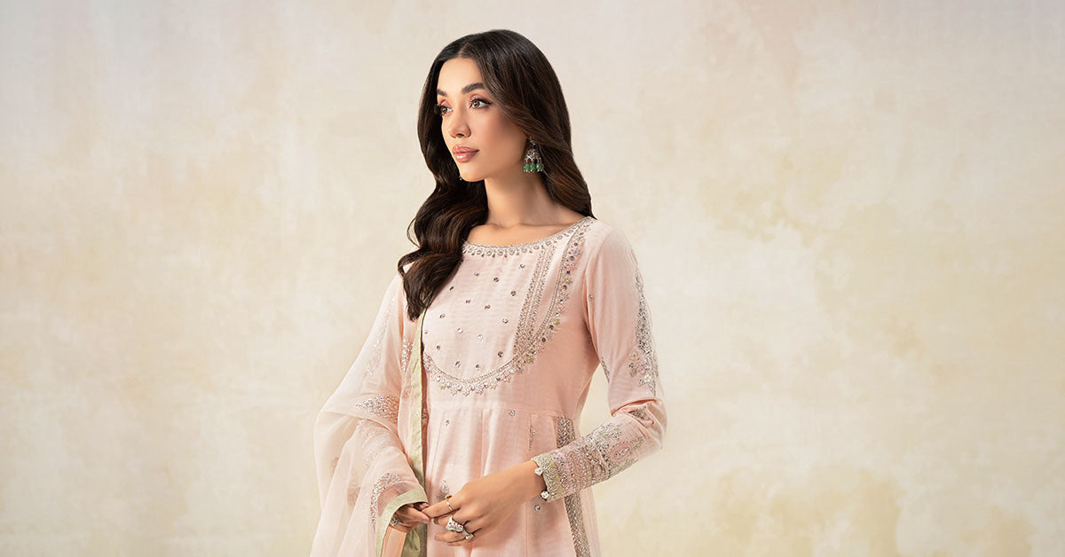 Maira B | Ready to Wear | DW-EF25-68 -  Maria B Luxury Pret -  House of Maryam