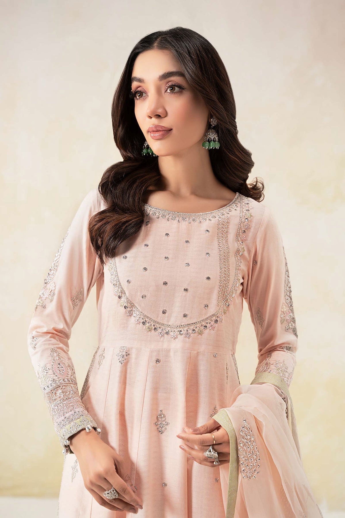 Maria B | Formal Wears | DW-EF25-68 -  Maria B Ladies Clothes - Original Designer Dress - House of Maryam