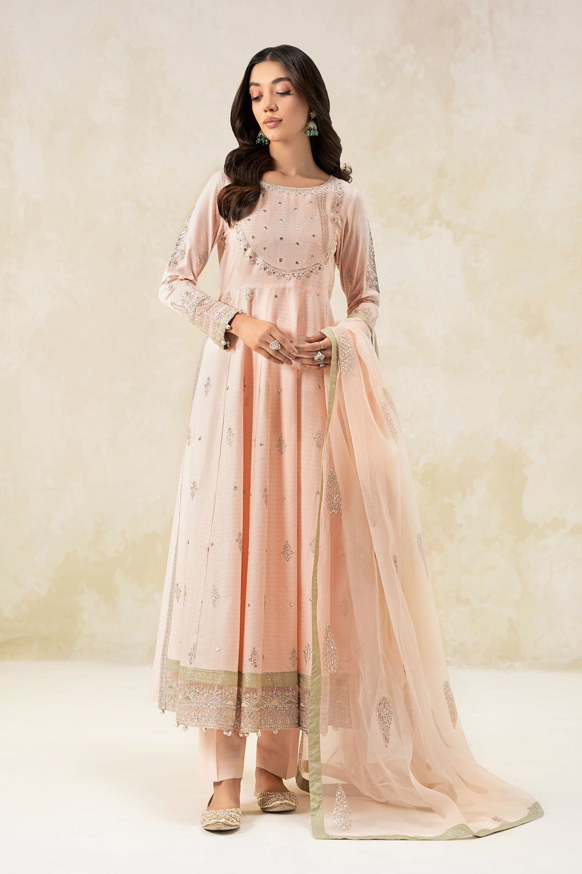 Maria B | Formal Wears | DW-EF25-68 -  Maria B Ladies Clothes - Original Designer Dress - House of Maryam