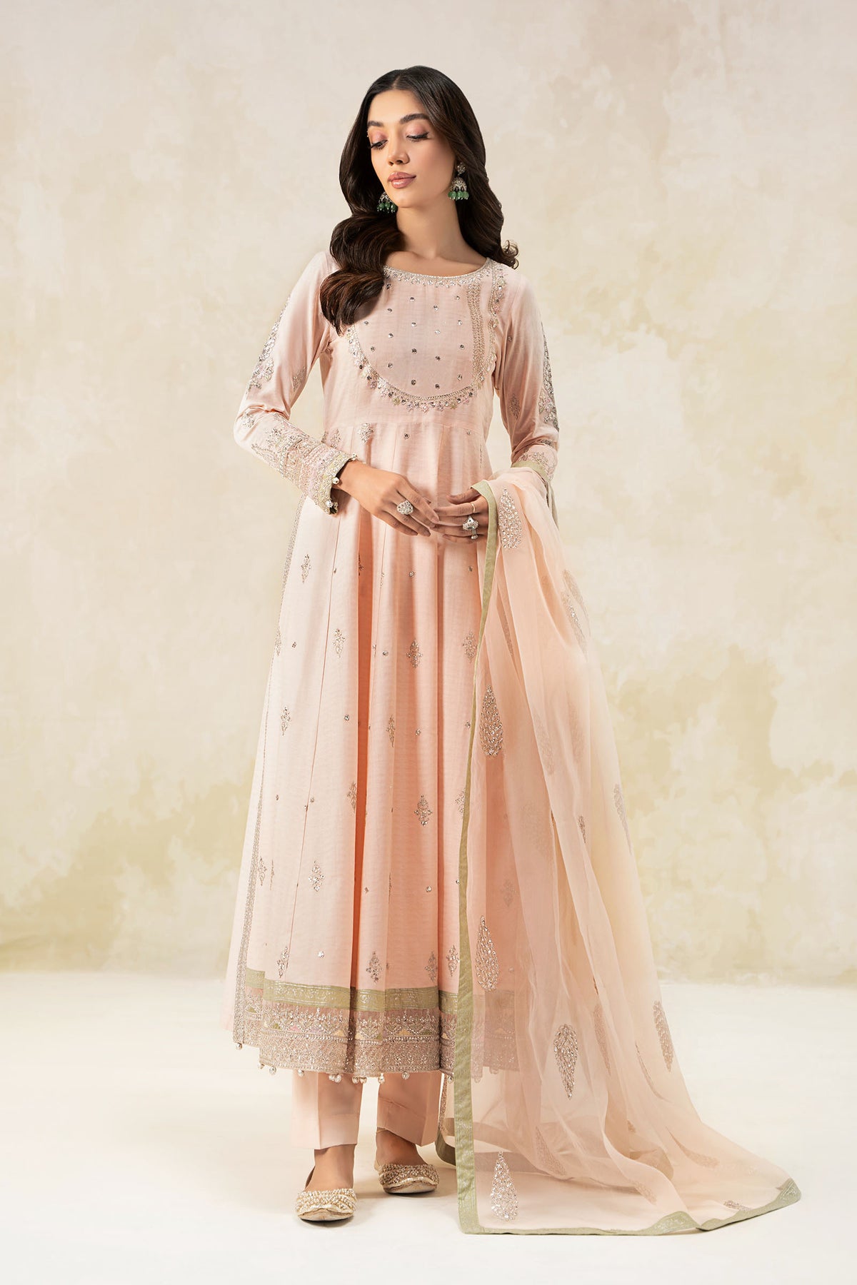 Maria B | Formal Wears | DW-EF25-68 -  Maria B Ladies Clothes - Original Designer Dress - House of Maryam