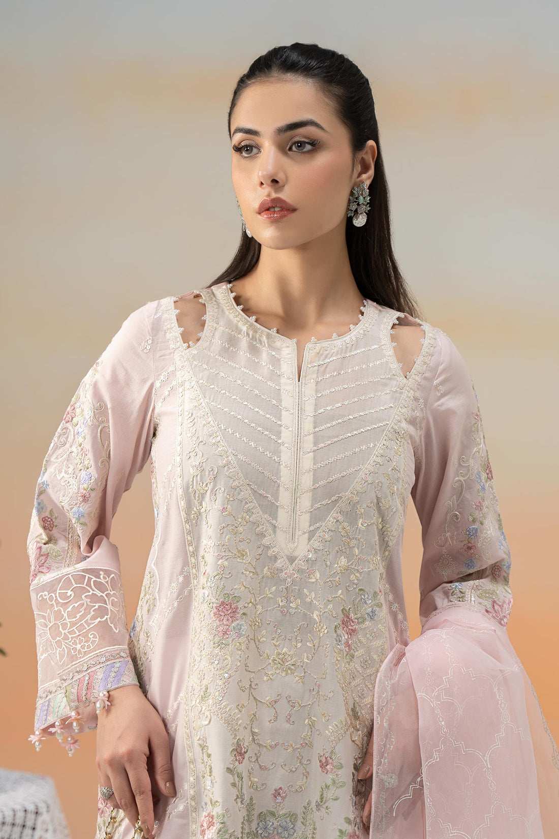 Maira B | Ready to Wear | DW-EF25-69 -  Maria B Luxury Pret -  House of Maryam