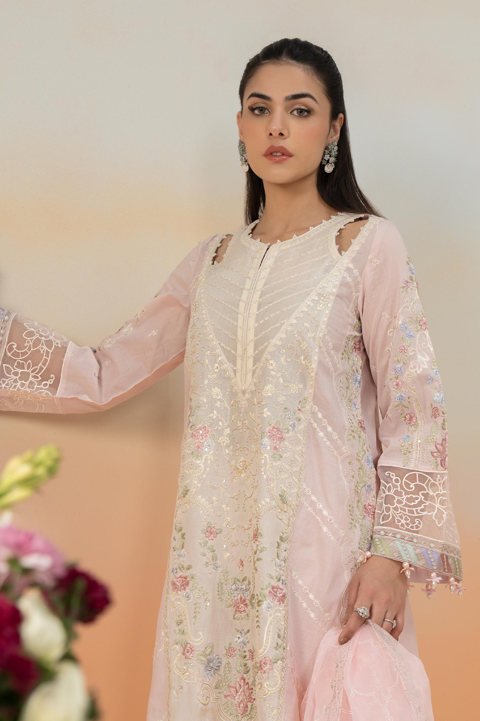 Maira B | Ready to Wear | DW-EF25-69 -  Maria B Luxury Pret -  House of Maryam