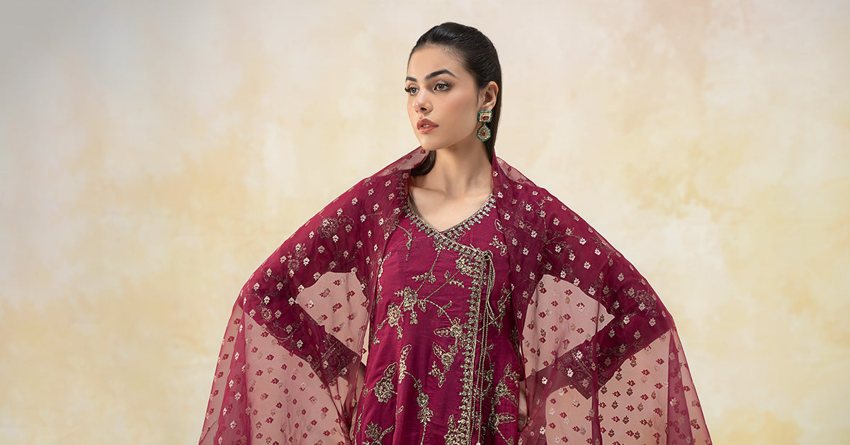 Maira B | Ready to Wear | DW-EF25-78 -  Maria B Luxury Pret -  House of Maryam