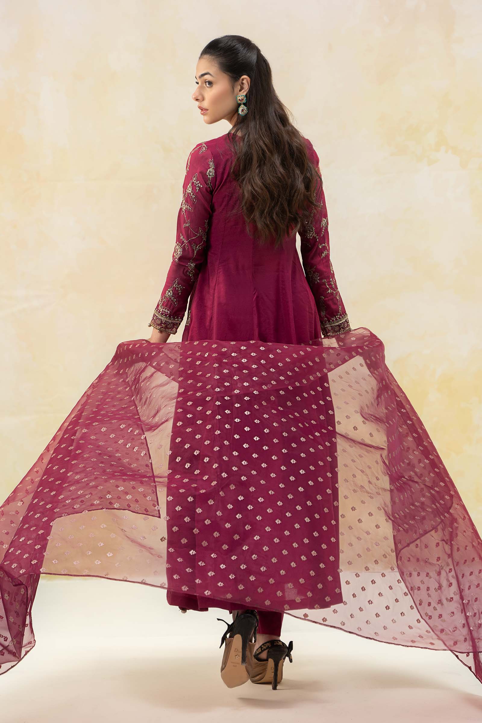 Maira B | Ready to Wear | DW-EF25-78 -  Maria B Luxury Pret -  House of Maryam