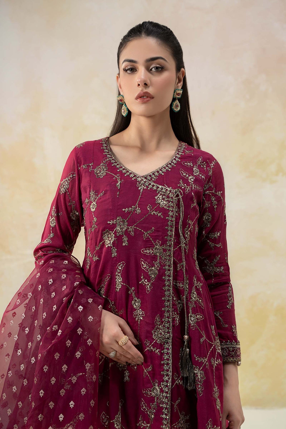 Maria B | Formal Wears | DW-EF25-78 -  Maria B Ladies Clothes - Original Designer Dress - House of Maryam