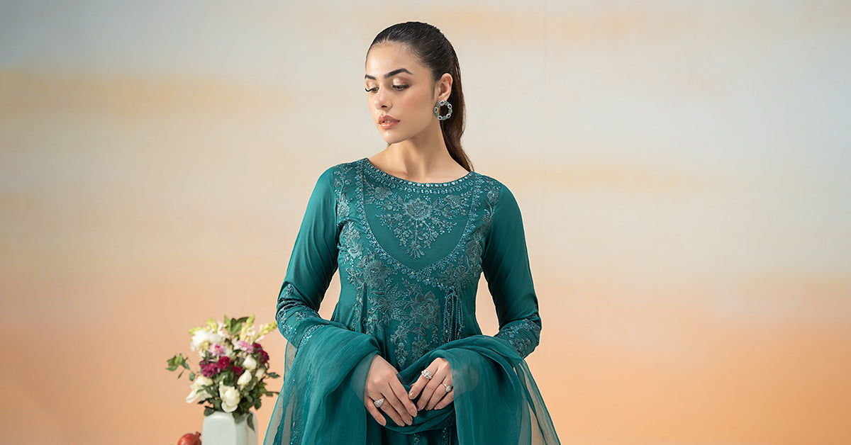 Maira B | Ready to Wear | DW-EF25-83 -  Maria B Luxury Pret -  House of Maryam
