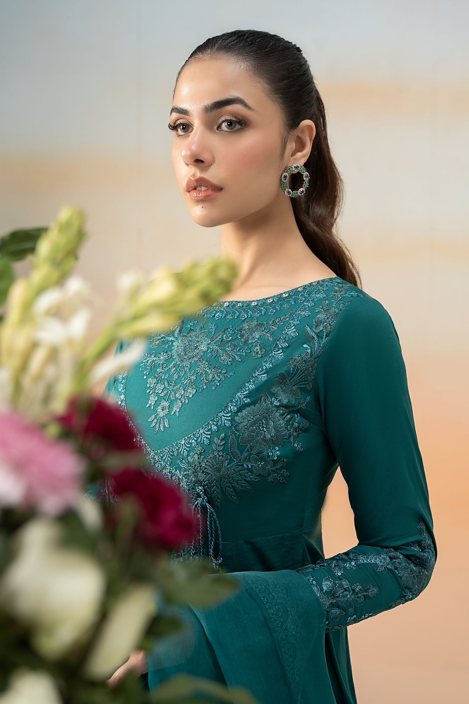 Maira B | Ready to Wear | DW-EF25-83 -  Maria B Luxury Pret -  House of Maryam