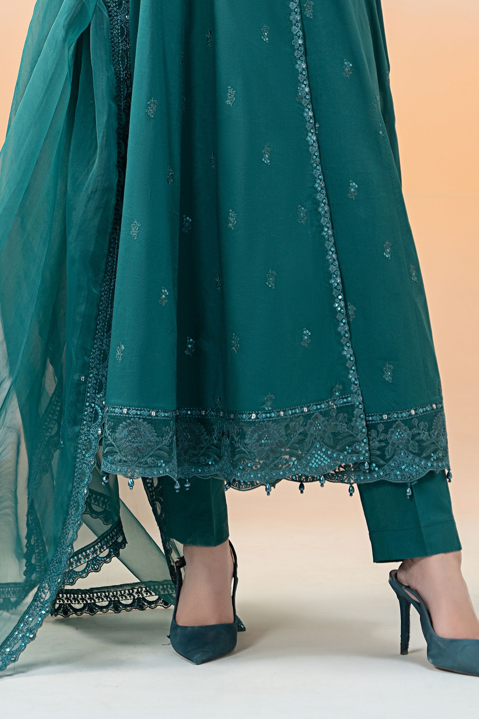 Maira B | Ready to Wear | DW-EF25-83 -  Maria B Luxury Pret -  House of Maryam