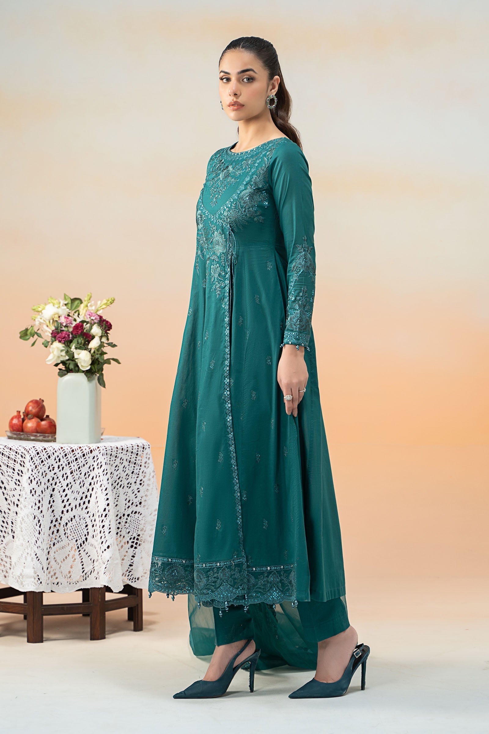 Maira B | Ready to Wear | DW-EF25-83 -  Maria B Luxury Pret -  House of Maryam