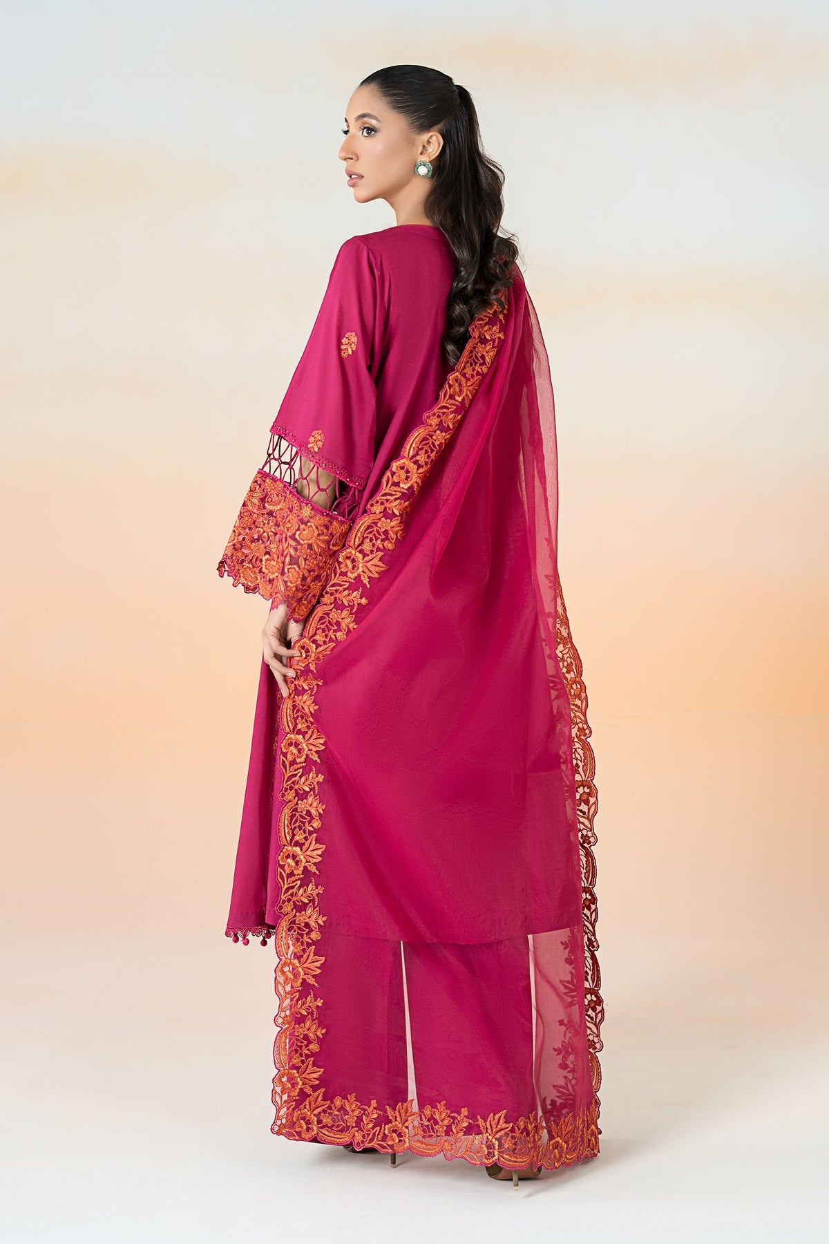 Maria B | Casual Pret 25 | DW-EF25-95 -  Maria B Ladies Clothes - Original Designer Dress - House of Maryam
