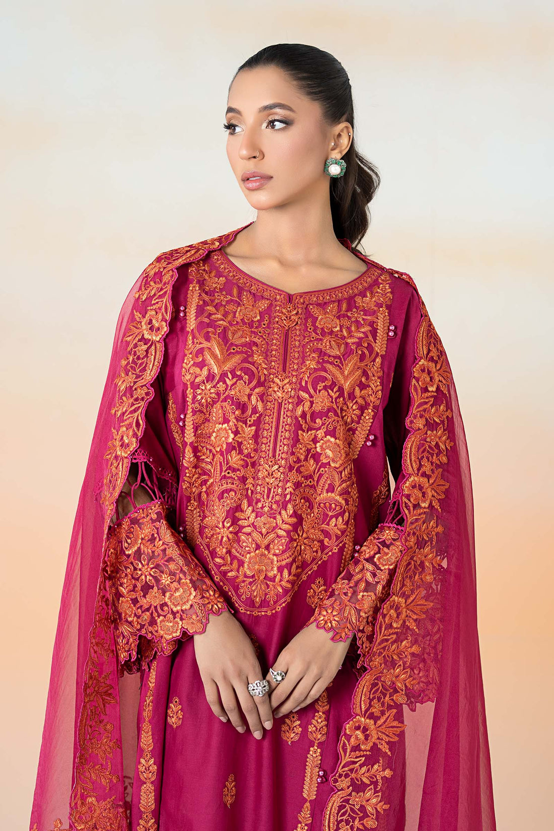 Maira B | Ready to Wear | DW-EF25-95 -  Maria B Luxury Pret -  House of Maryam