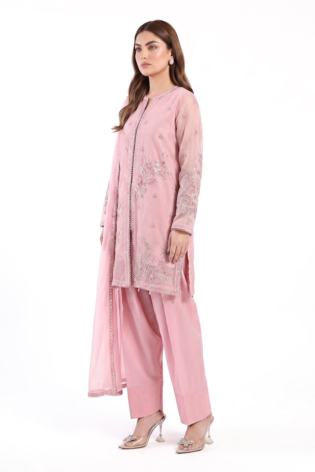 Maria B | Luxury Pret Pre Fall | DW-EF26-101-Pink, image 3