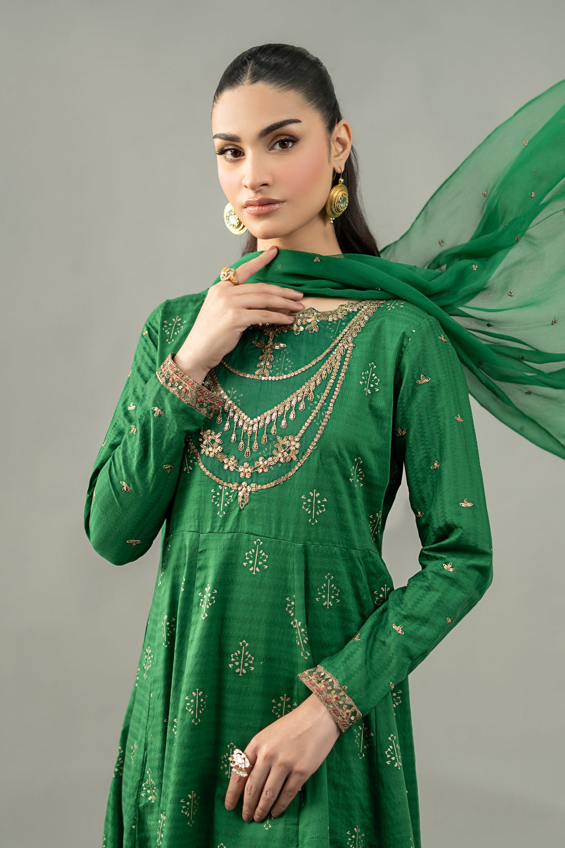 Maira B | Ready to Wear | DW-EF21-04R1 -  Maria B Luxury Pret -  House of Maryam