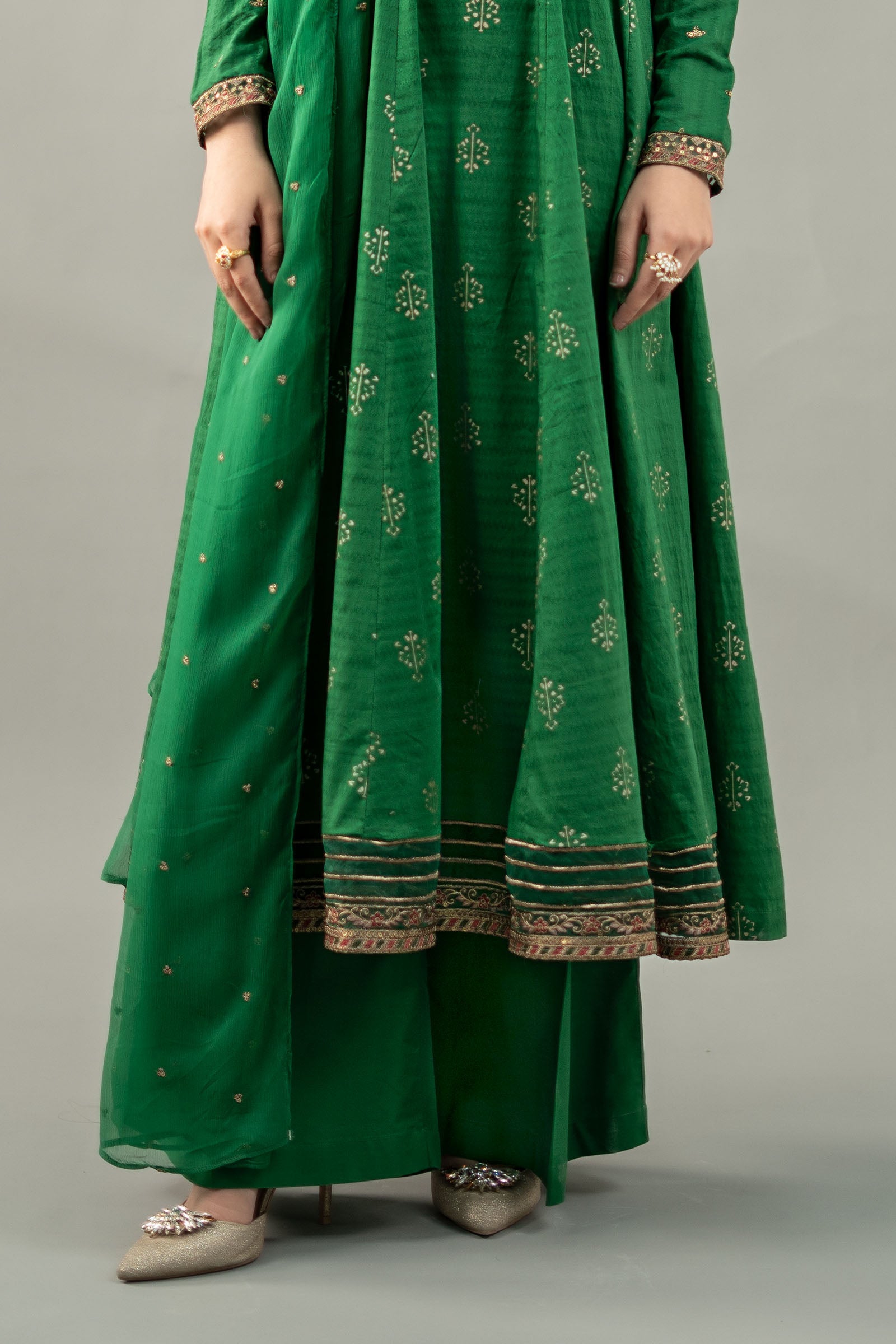 Maira B | Ready to Wear | DW-EF21-04R1 -  Maria B Luxury Pret -  House of Maryam