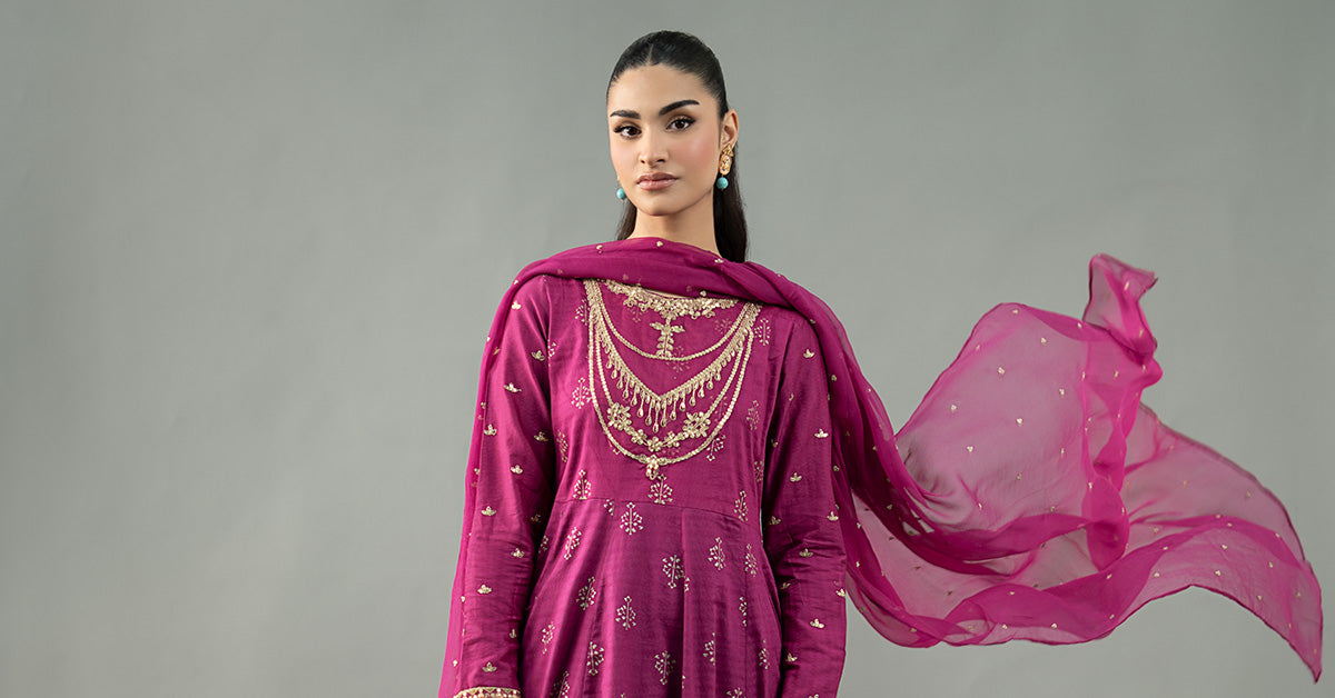 Maira B | Ready to Wear | DW-EF21-04R1 -  Maria B Luxury Pret -  House of Maryam