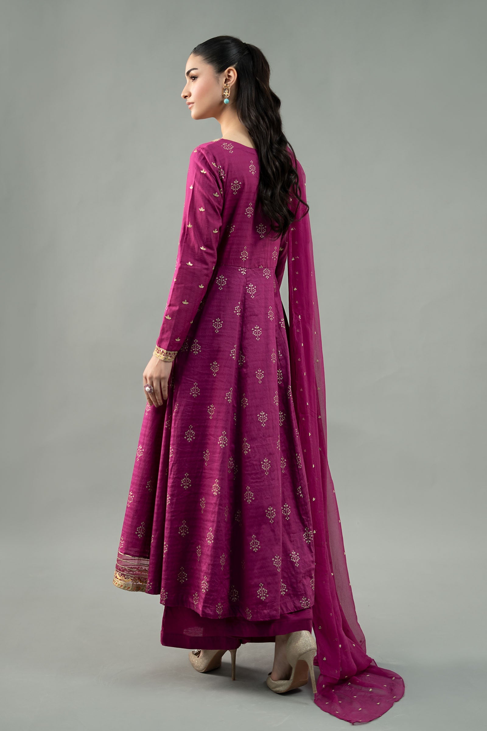 Maira B | Ready to Wear | DW-EF21-04R1 -  Maria B Luxury Pret -  House of Maryam