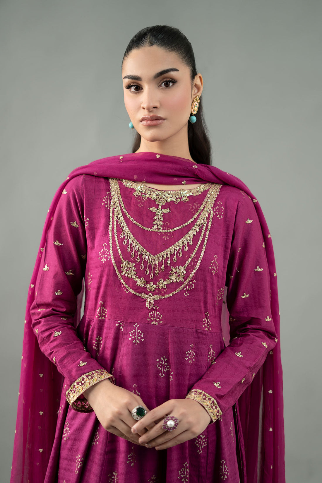 Maira B | Ready to Wear | DW-EF21-04R1 -  Maria B Luxury Pret -  House of Maryam