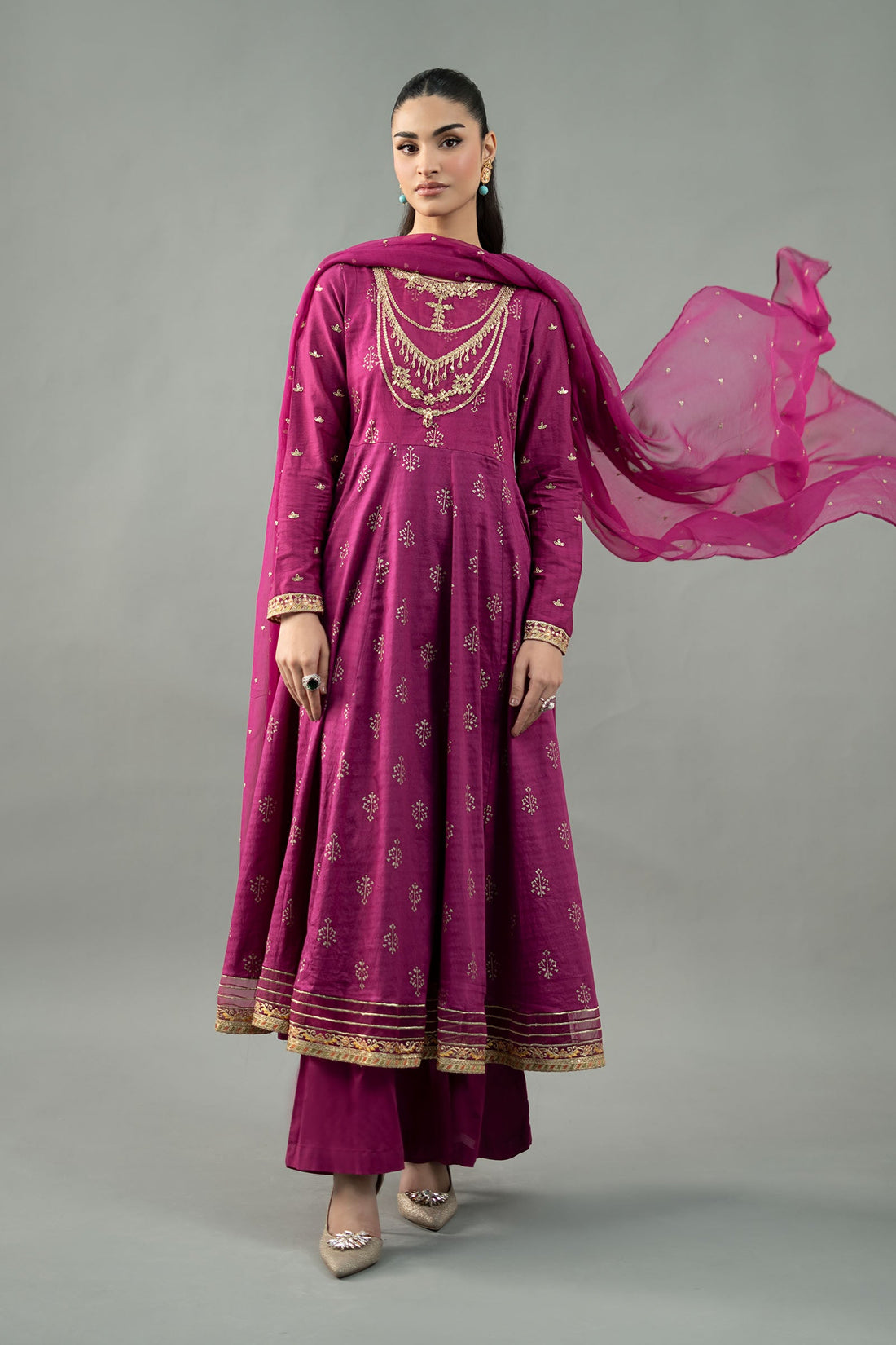 Maira B | Ready to Wear | DW-EF21-04R1 -  Maria B Luxury Pret -  House of Maryam