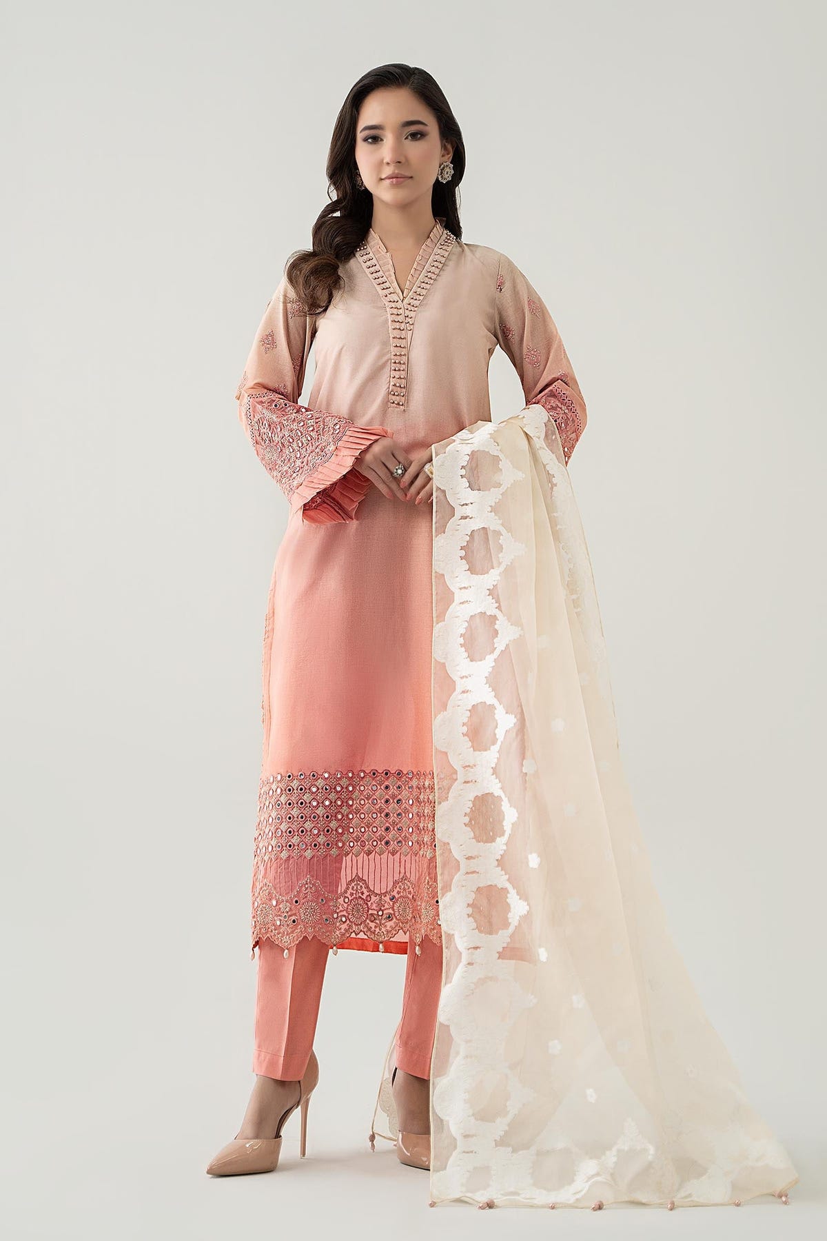 Maria B | Luxury Pret 25 | DW-EF23-41 -  Maria B Ladies Clothes - Original Designer Dress - House of Maryam
