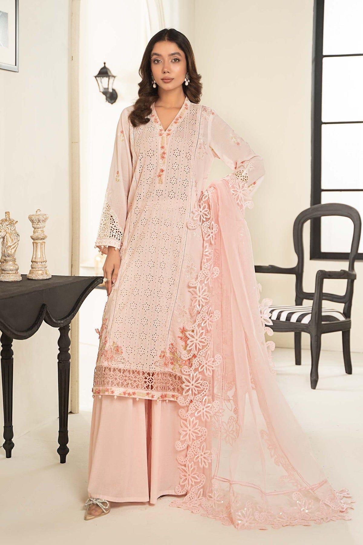 Maria B | Casual Pret 2024 | DW-EF24-05A -  Maria B Casuals - Original Designer Dress - House of Maryam