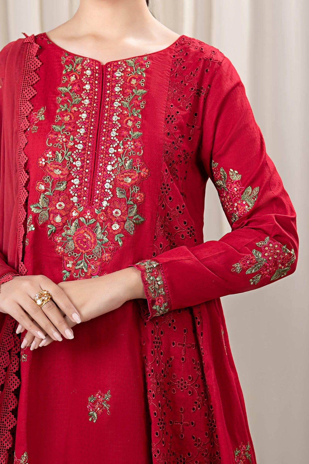 Maria B | Casual Pret 2024 | DW-EF24-08 -  Maria B Casuals - Original Designer Dress - House of Maryam