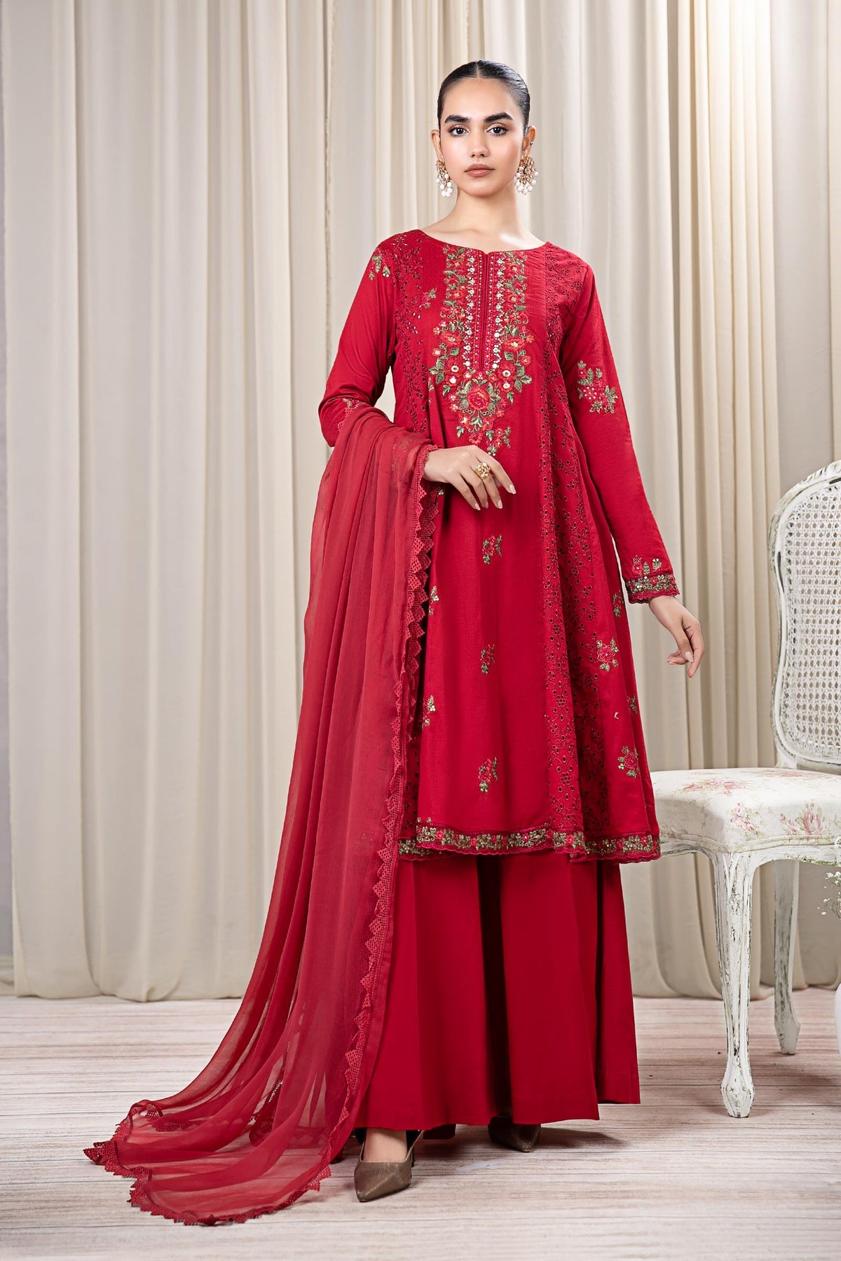 Maria B | Casual Pret 2024 | DW-EF24-08 -  Maria B Casuals - Original Designer Dress - House of Maryam