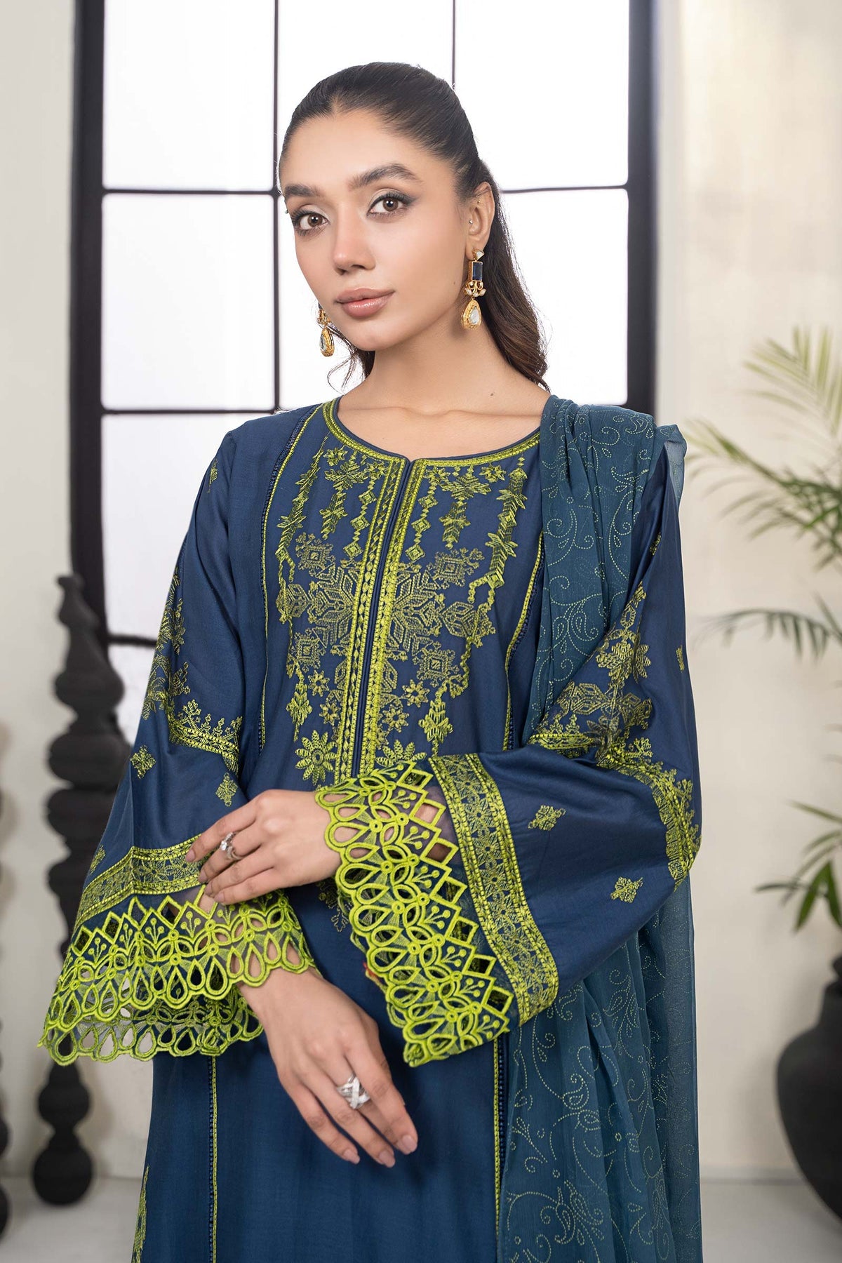 Maria B | Casual Pret 2024 | DW-EF24-103 -  Maria B Casuals - Original Designer Dress - House of Maryam