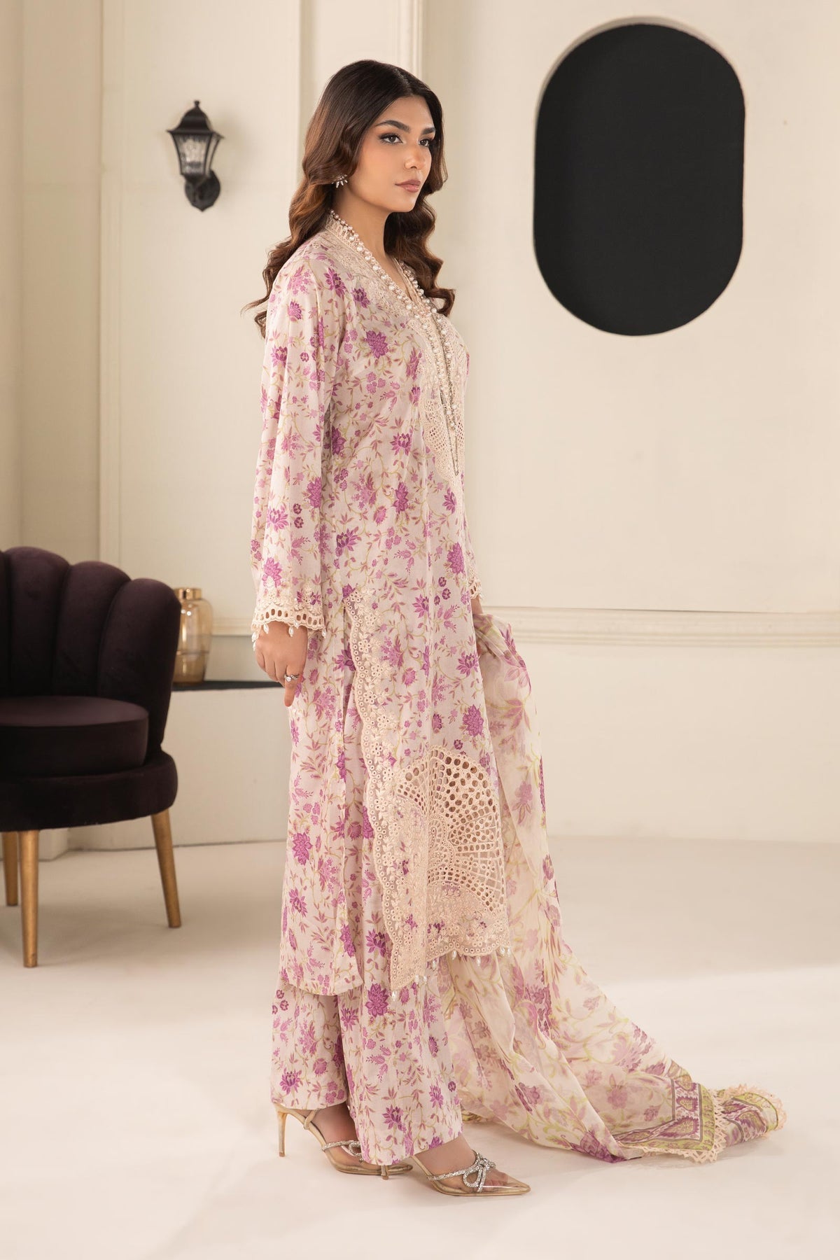 Maria B | Casual Pret 2024 | DW-EF24-108 -  Maria B Casuals - Original Designer Dress - House of Maryam