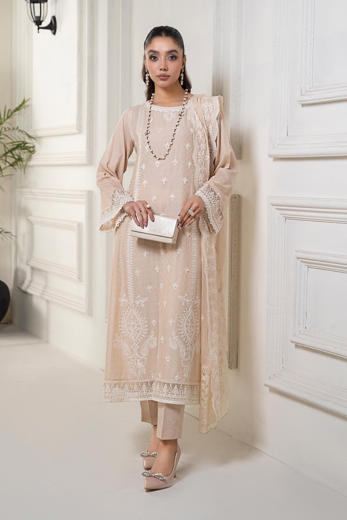 Maria B | Casual Pret 2024 | DW-EF24-117 -  Maria B Casuals - Original Designer Dress - House of Maryam