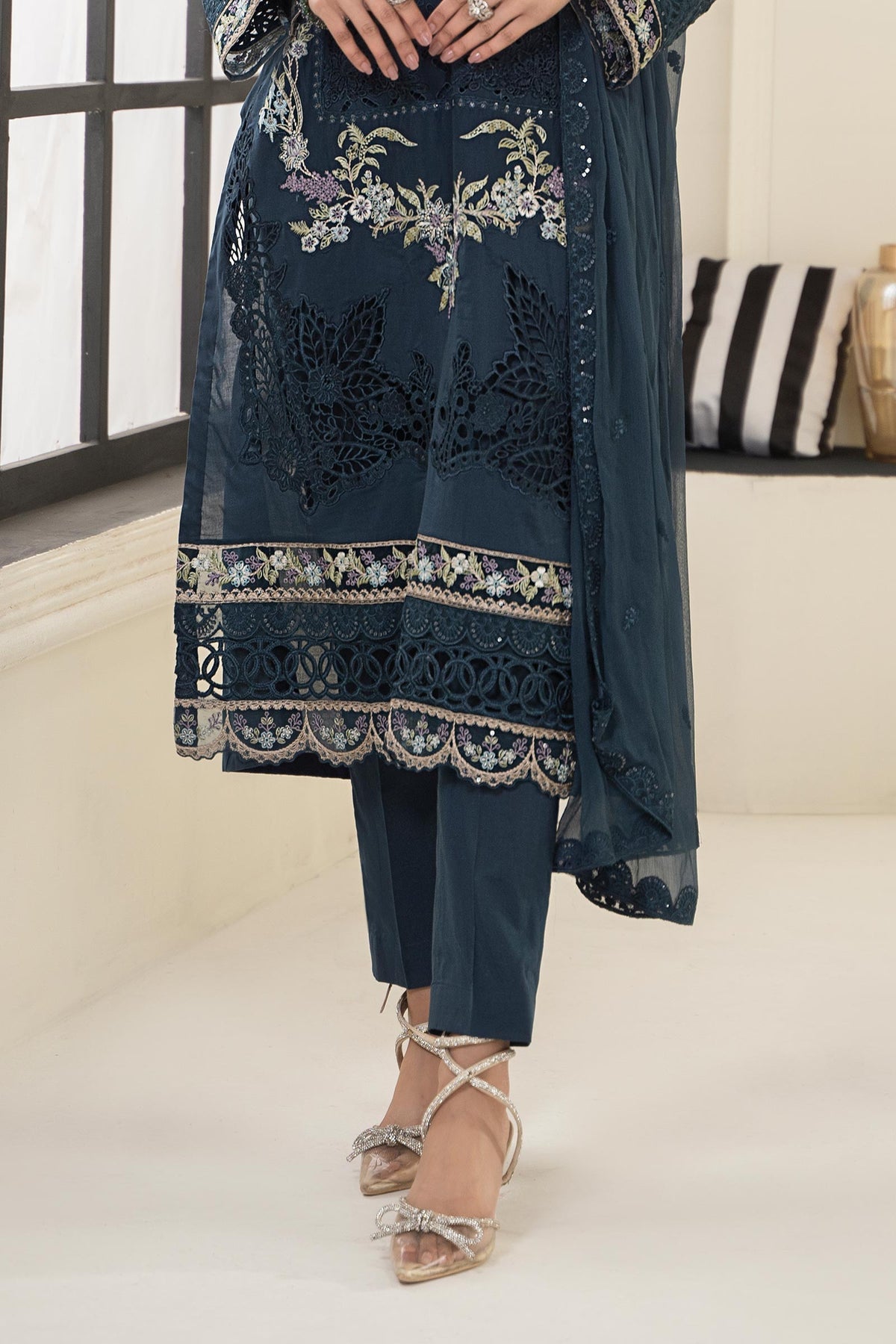 Maria B | Casual Pret 2024 | DW-EF24-17 -  Maria B Casuals - Original Designer Dress - House of Maryam