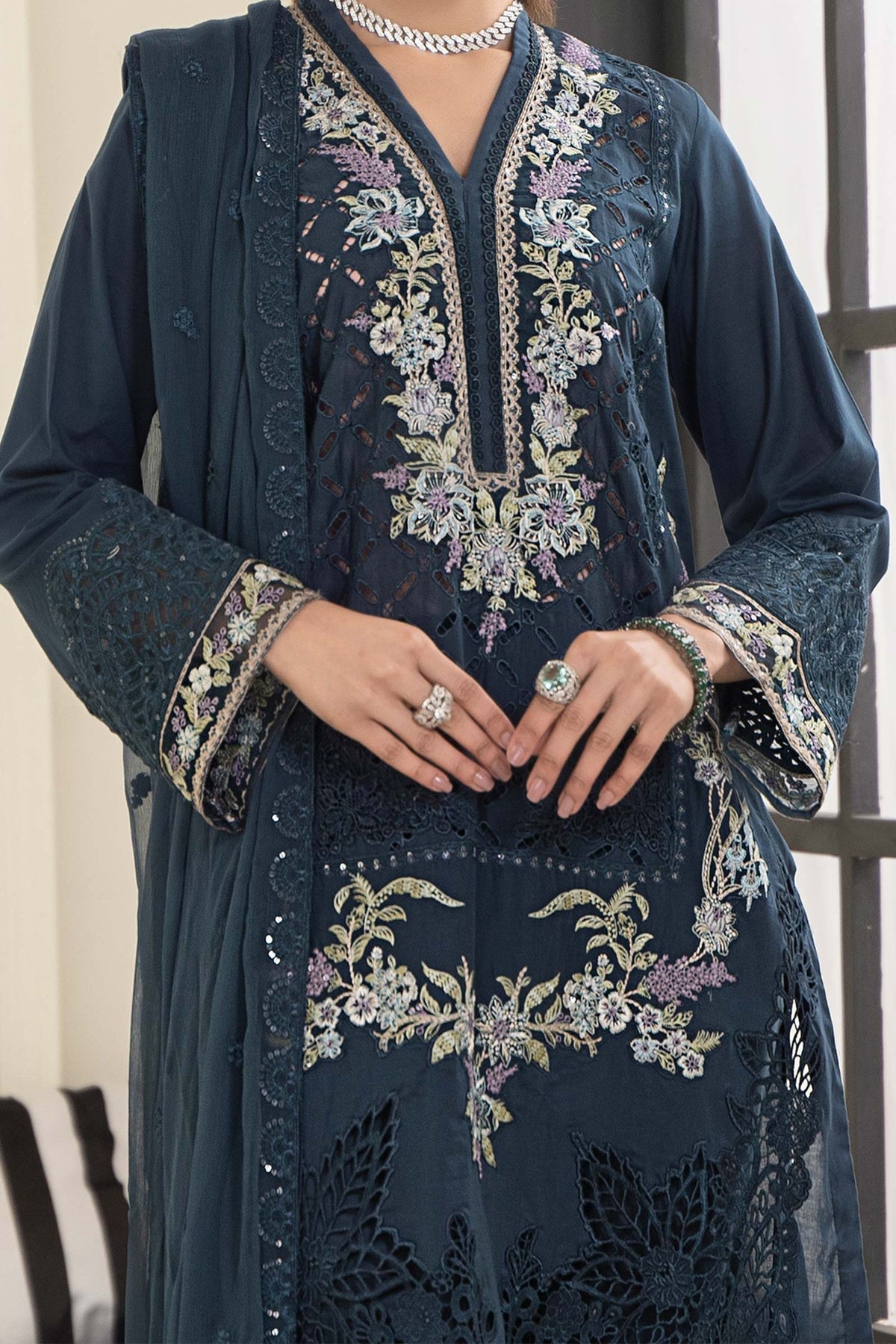 Maria B | Casual Pret 2024 | DW-EF24-17 -  Maria B Casuals - Original Designer Dress - House of Maryam